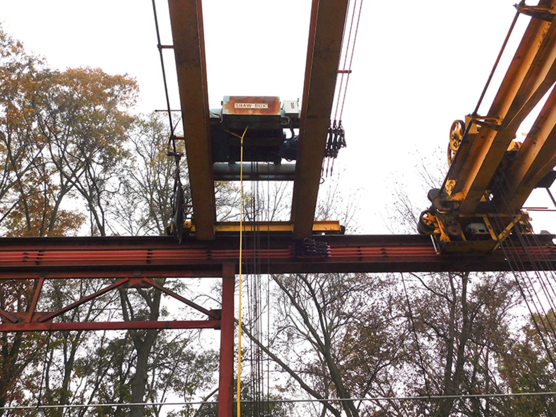 Shaw-Box Overhead Bridge Crane, 12 ton capacity, 48' 6" wide