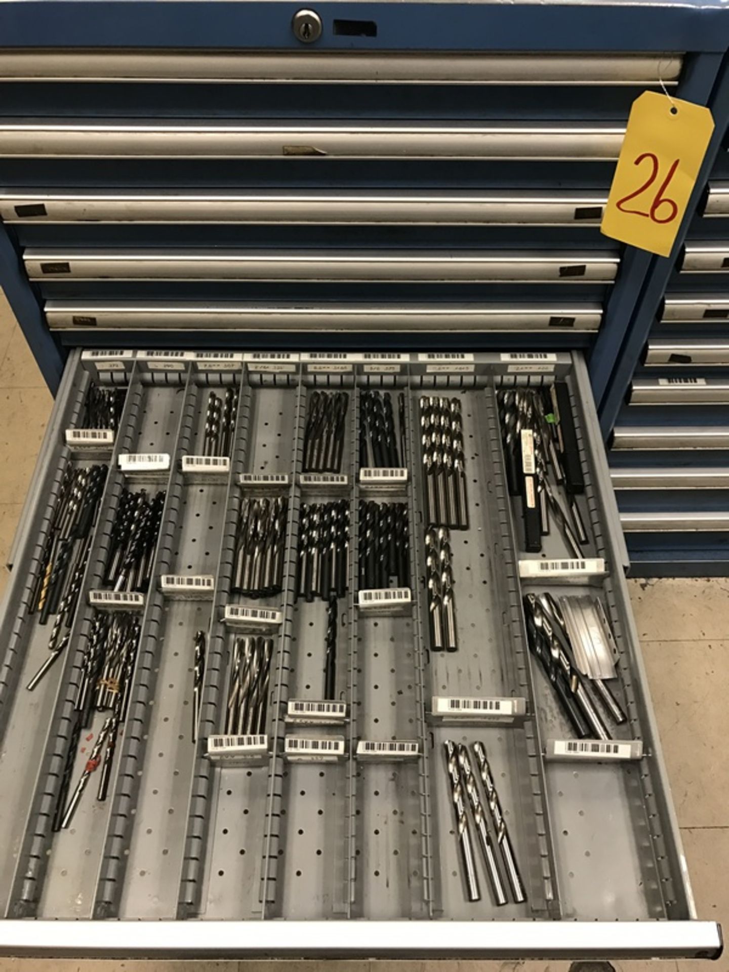 10-Drawer Lista Cabinet & Contents, Including Tooling of Various types Including: Drill Bits, Tap - Image 5 of 7