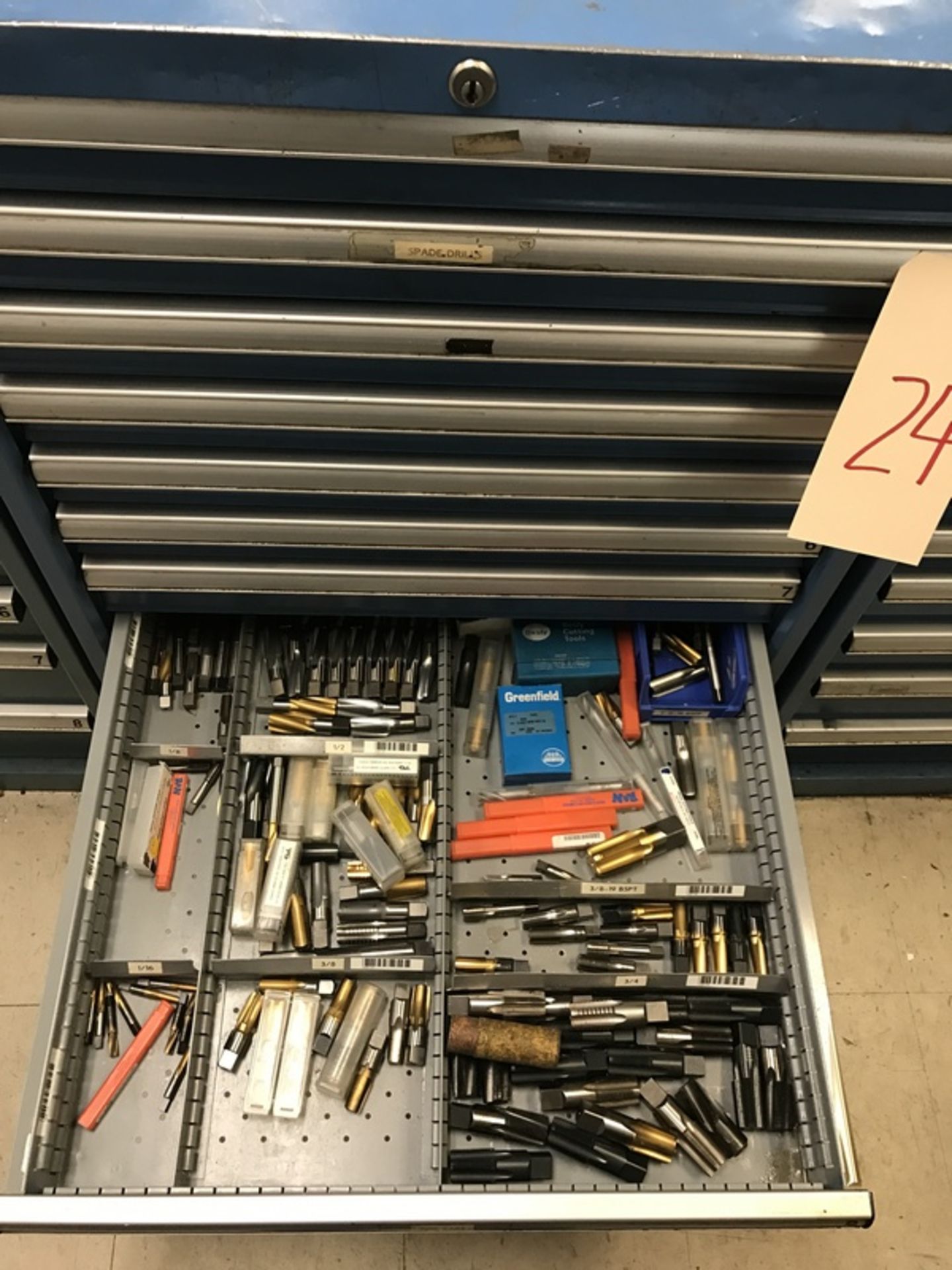 10-Drawer Lista Cabinet & Contents, Including Tooling of Various types Including: Drill Bits, Tap - Image 7 of 7