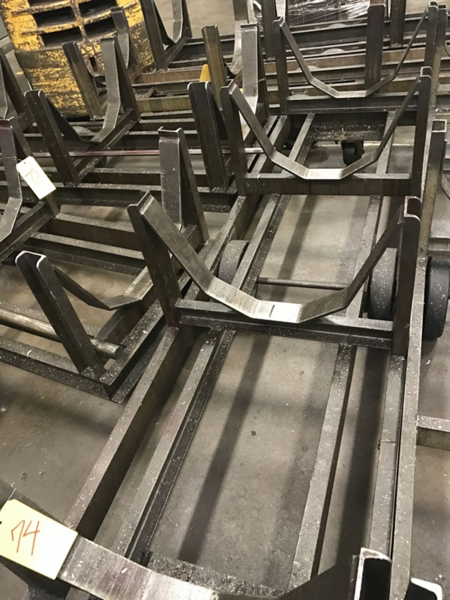 Material Handling Carts for Bar Stock Lengths