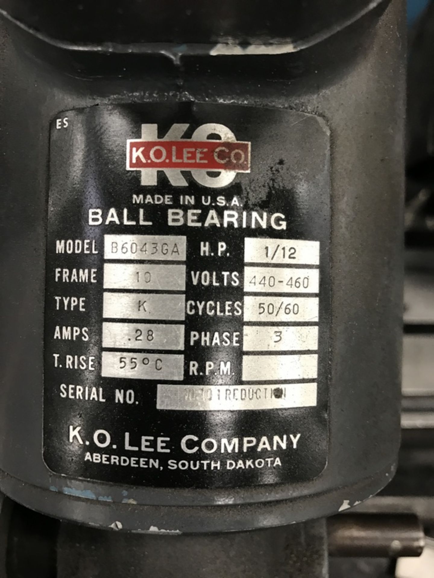 K.O. Lee Cylinderical Grinder - Image 4 of 4