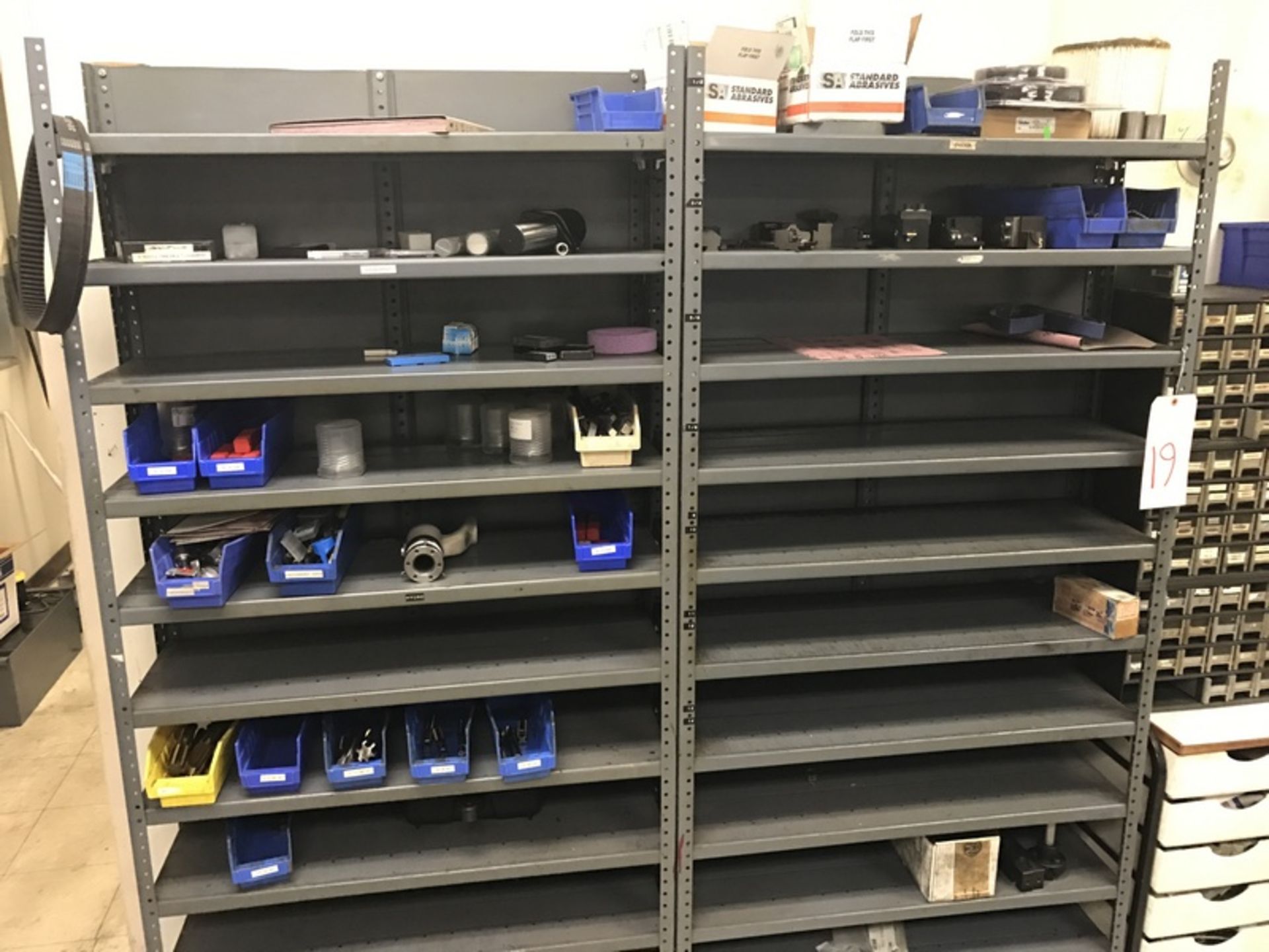 Metal Shelf & Contents with Misc. Tooling