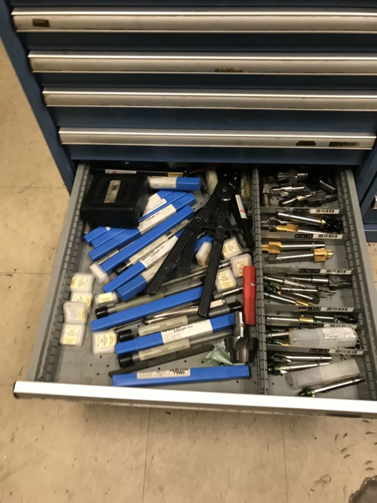 10-Drawer Lista Cabinet & Contents, Including Tooling of Various types Including: Drill Bits, Tap - Image 7 of 7