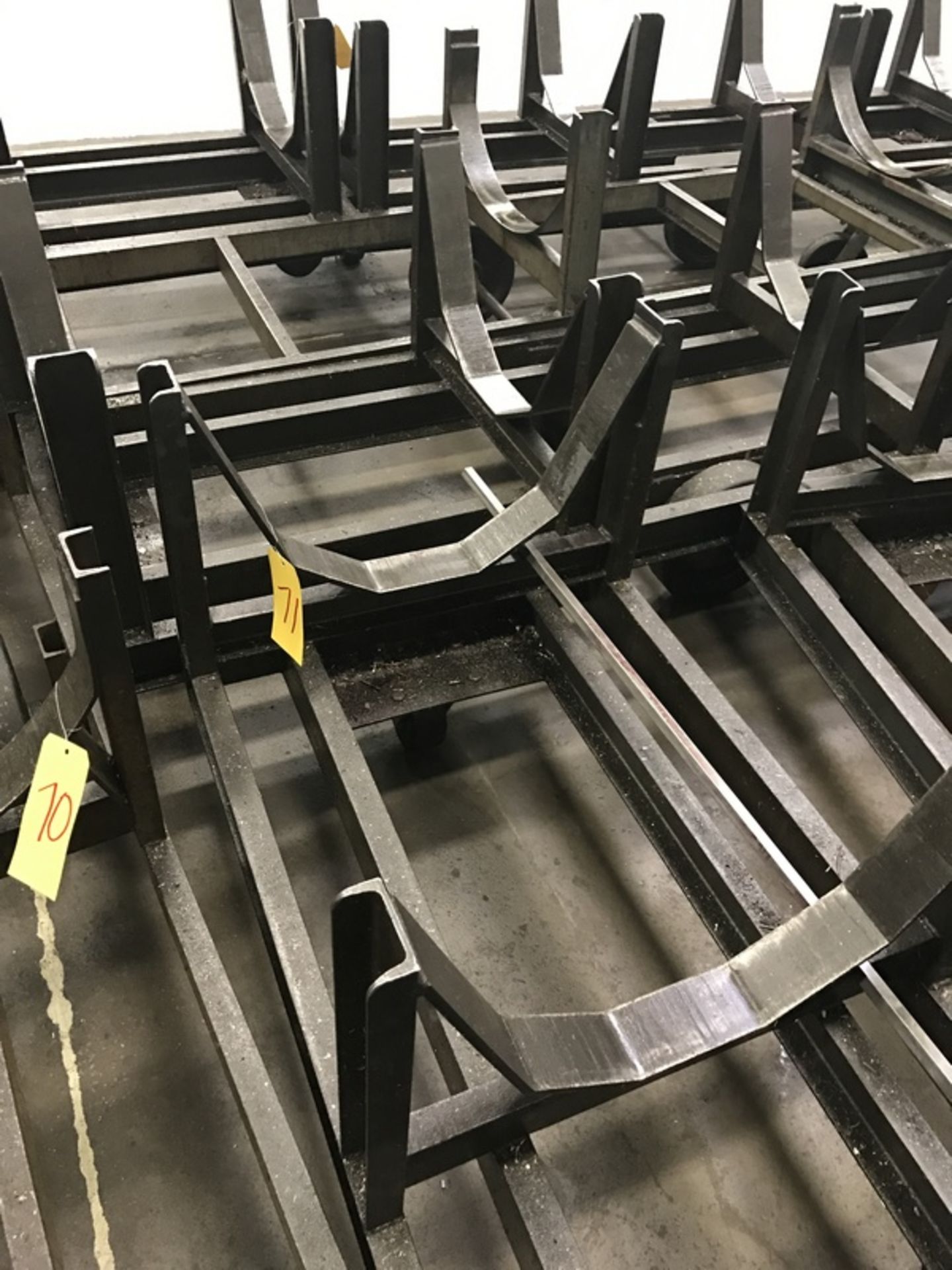 Material Handling Carts for Bar Stock Lengths