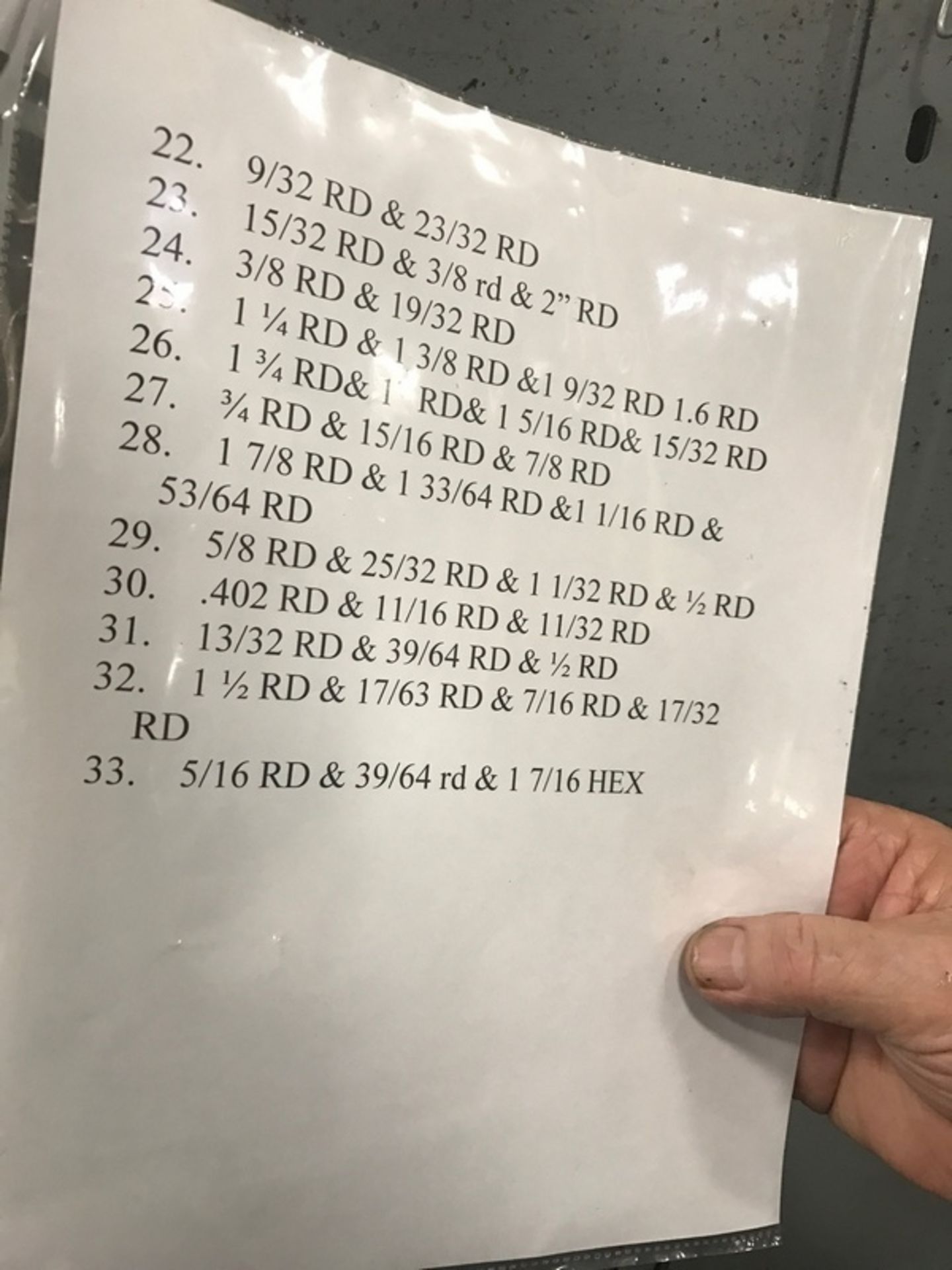 Metal Tooling Cabinet & Contents of #4 Warner Swasey Collet Pads, including: the listing of items - Image 10 of 10