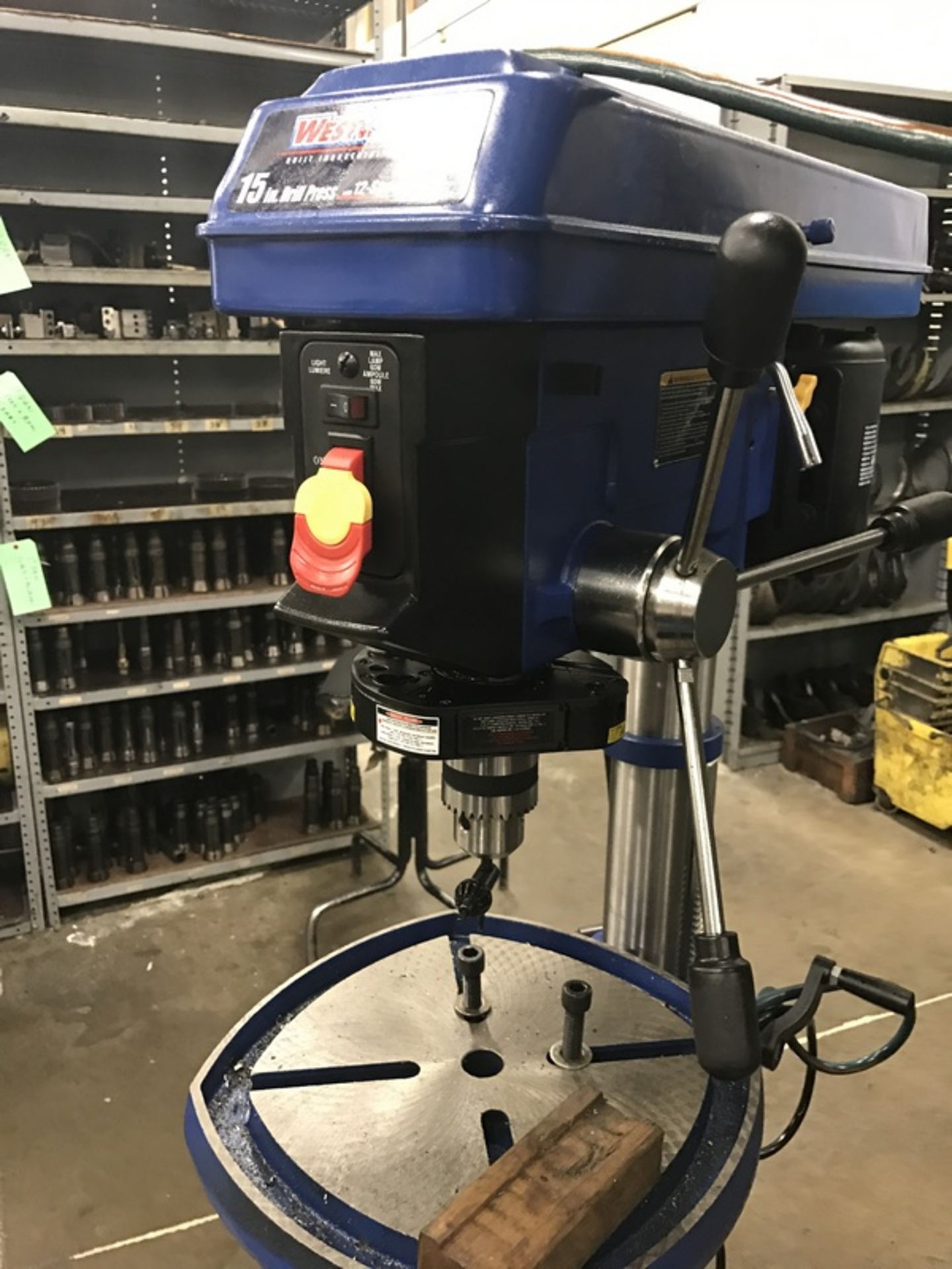 Westward 15" Drill Press, 12-Speed, Model 1KEN5 - Image 3 of 3