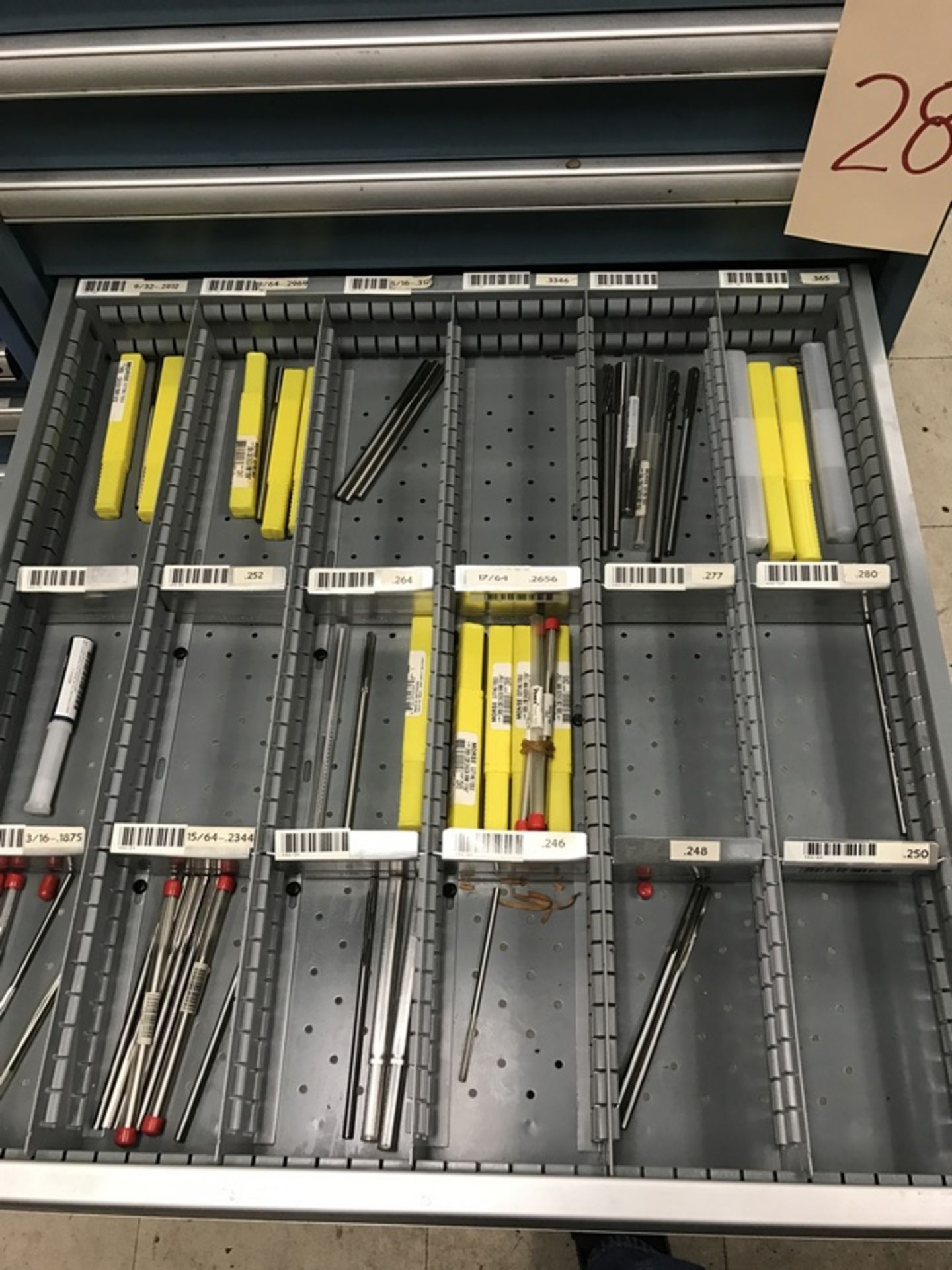 8-Drawer Lista Cabinet & Contents, Including Tooling of Various types Including: Drill Bits, Tap - Image 4 of 12