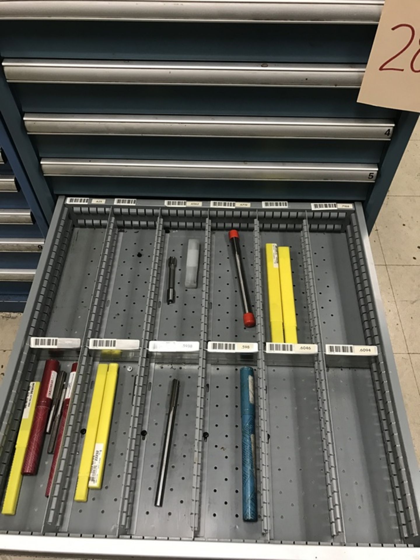 8-Drawer Lista Cabinet & Contents, Including Tooling of Various types Including: Drill Bits, Tap - Image 6 of 12