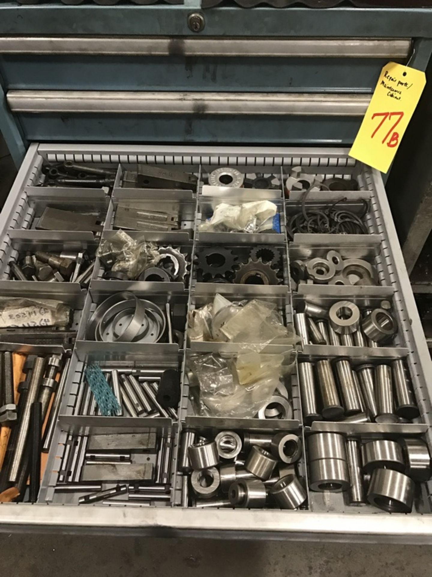 8-Drawer Vidmar Style Tooling Cabinet & Contents of Acme Gridley Repair Parts & maintenance surplus - Image 4 of 8