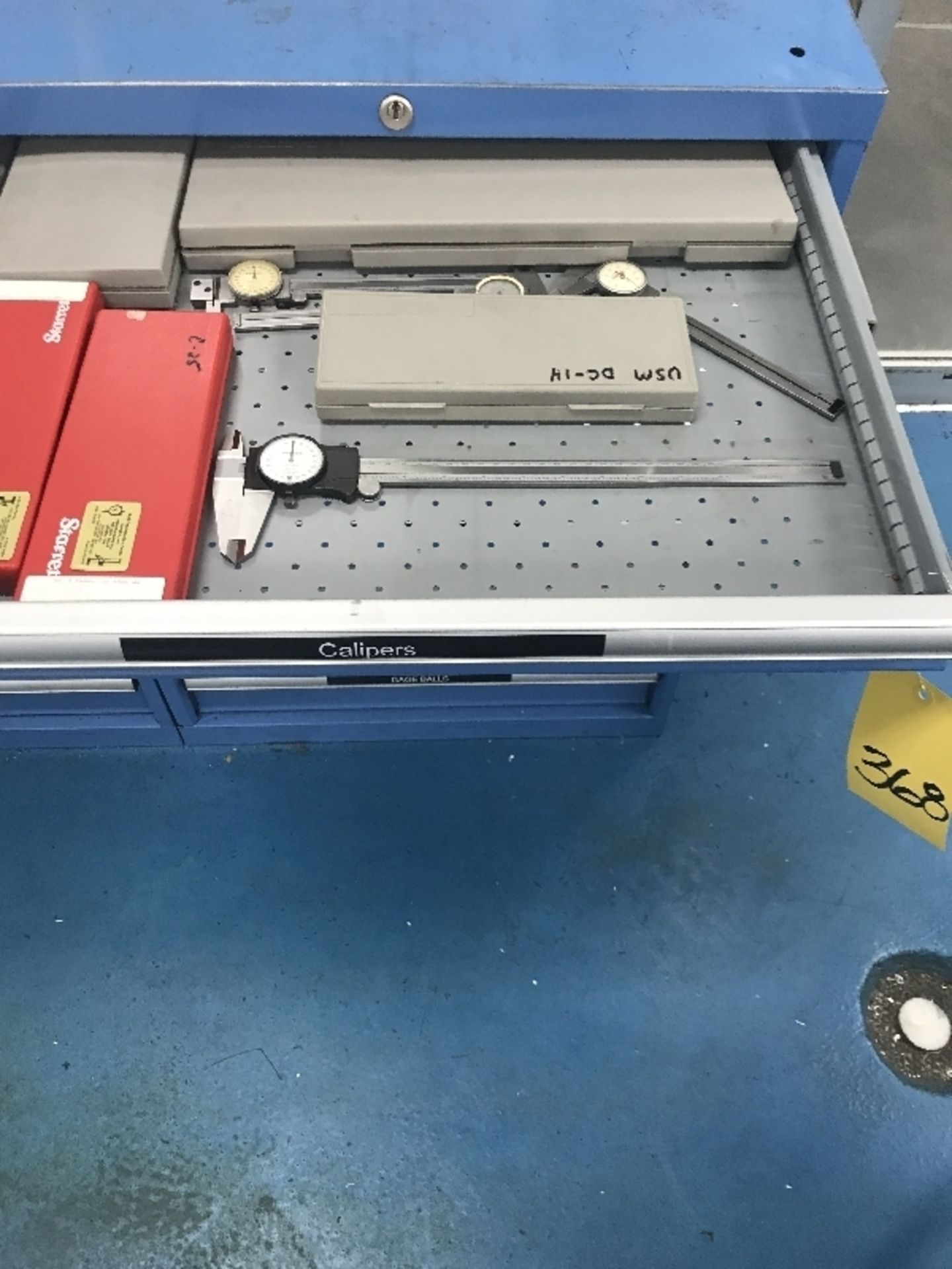 10-Drawer Lista Cabinet & Contents of Inspection Room Gages: Calipers, Standard 2B Plugs Gages, - Image 2 of 10