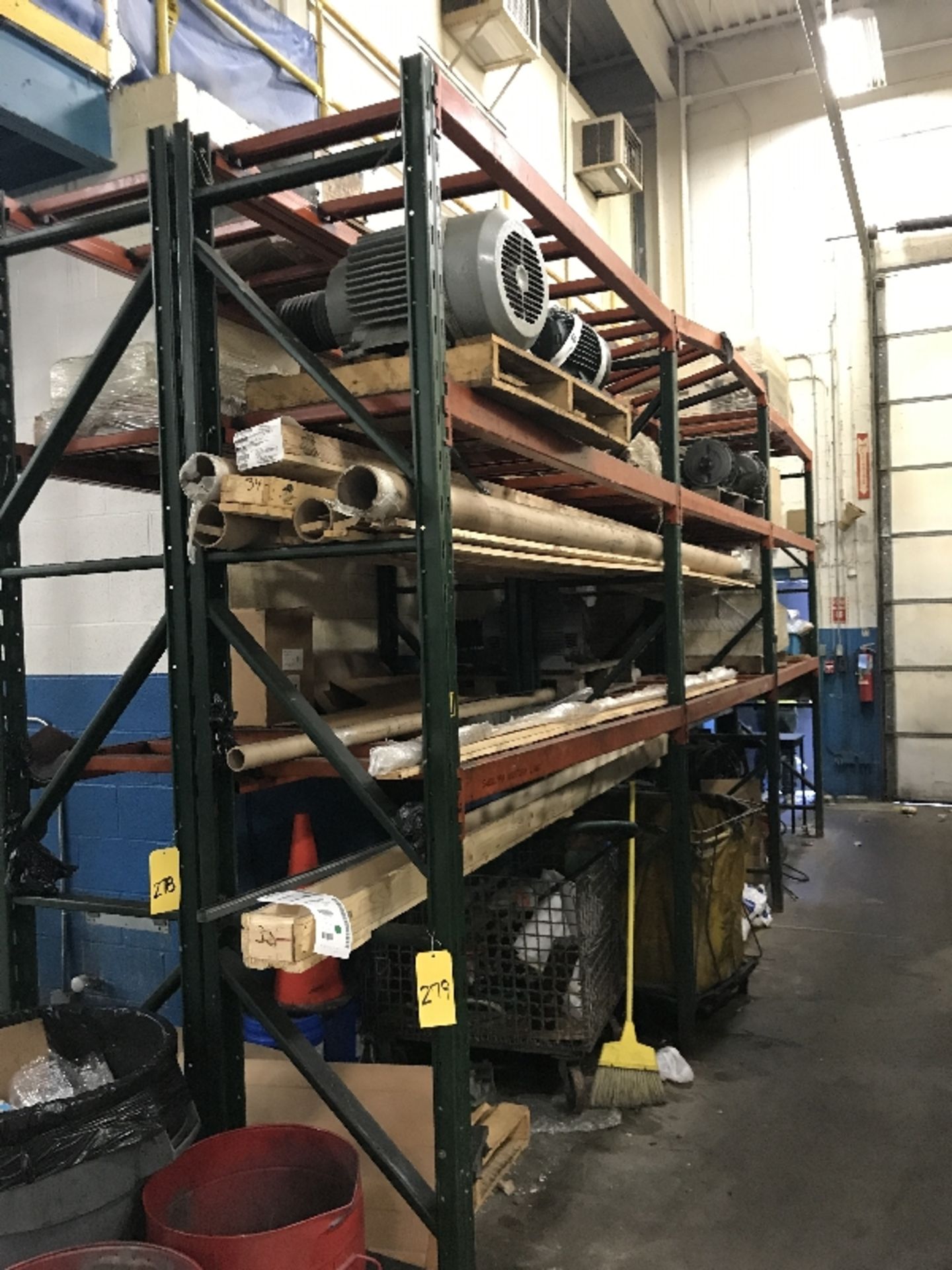 3 section of Pallet Racking, No Contents