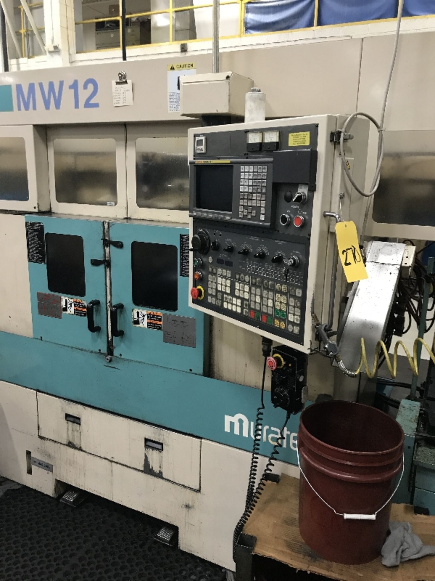 Murata Model: MW12, Twin Spindle Lath, SN: 9KX83843301, (1998), Equipped with Dual Pick & Place - Image 2 of 7
