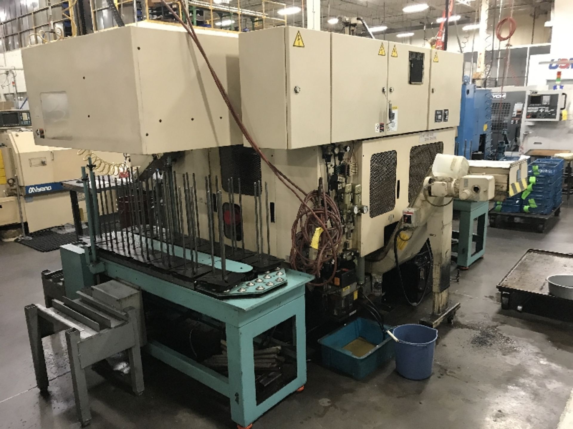 Murata Model: MW12, Twin Spindle Lath, SN: 9KX83843301, (1998), Equipped with Dual Pick & Place - Image 7 of 7