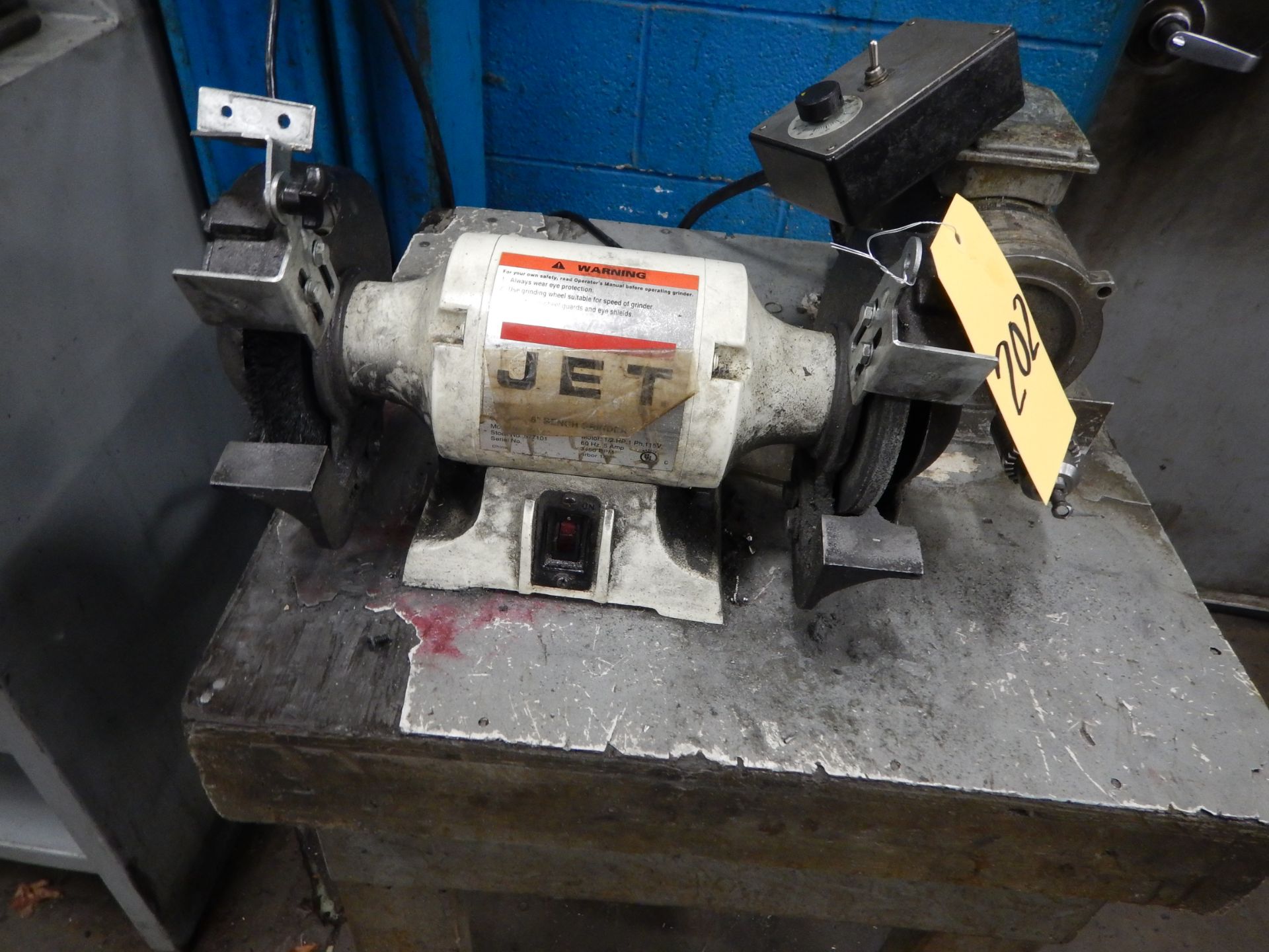 Jet Grinder, Drill Motor and cart & contents - Image 2 of 2