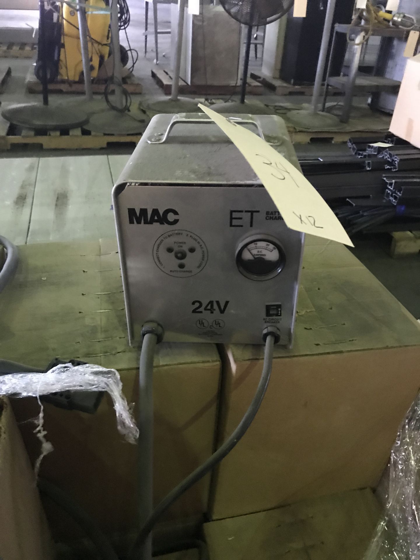 MAC ET 24volt/20amp Automatic Battery Charger.Model ET242016 (New In Box Units)