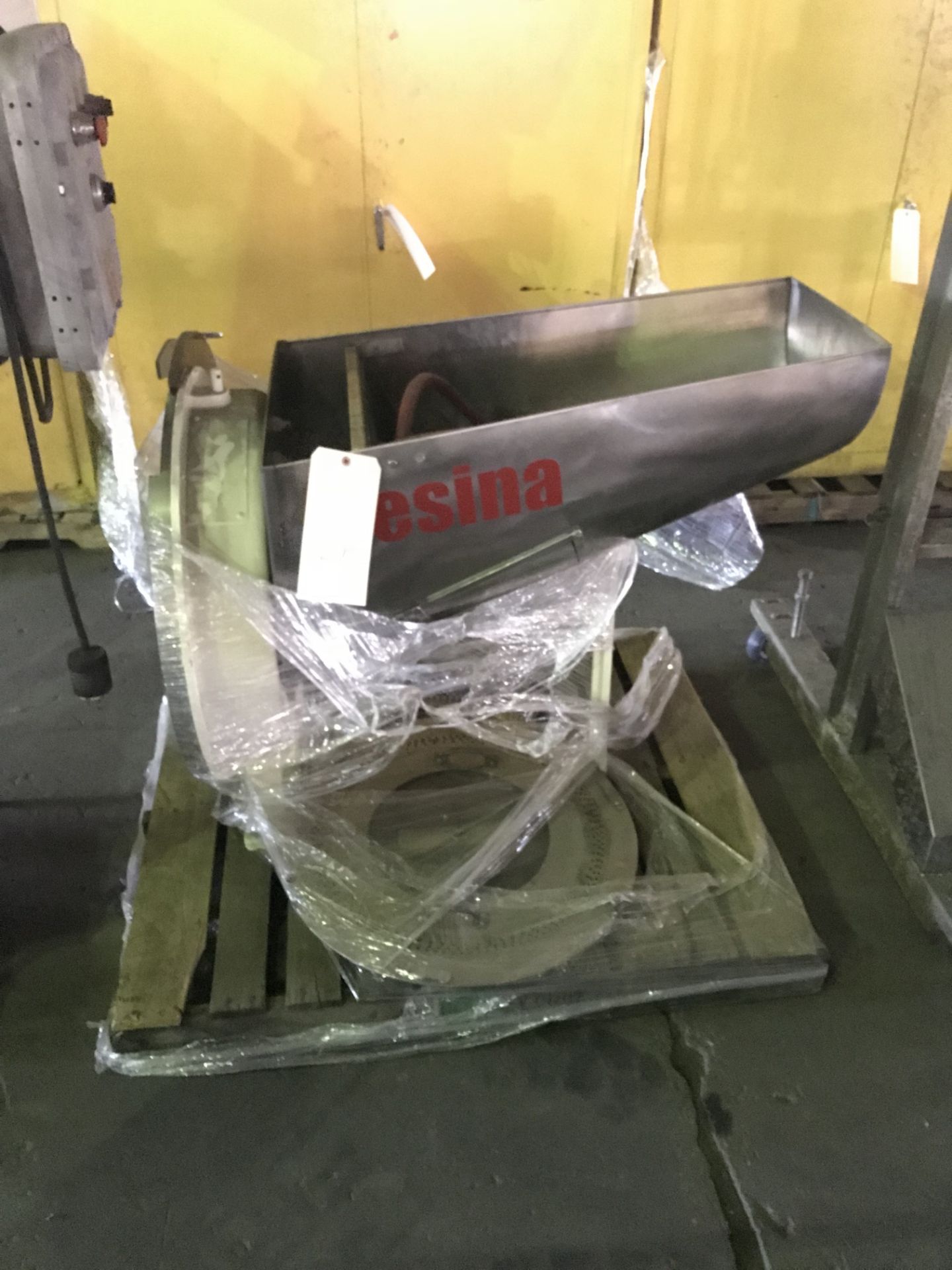 Resina Stainless steel discharge hopper