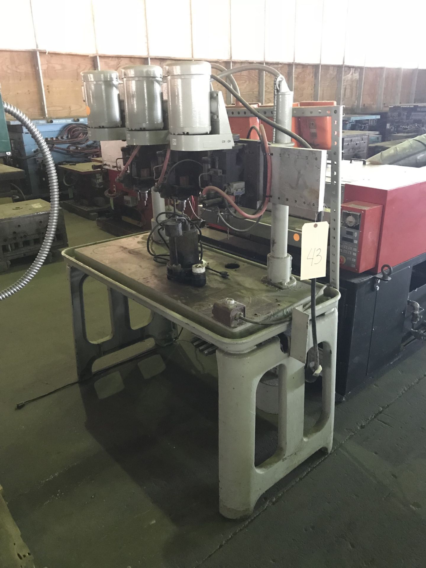 (3) Spindle Drill Press on Table