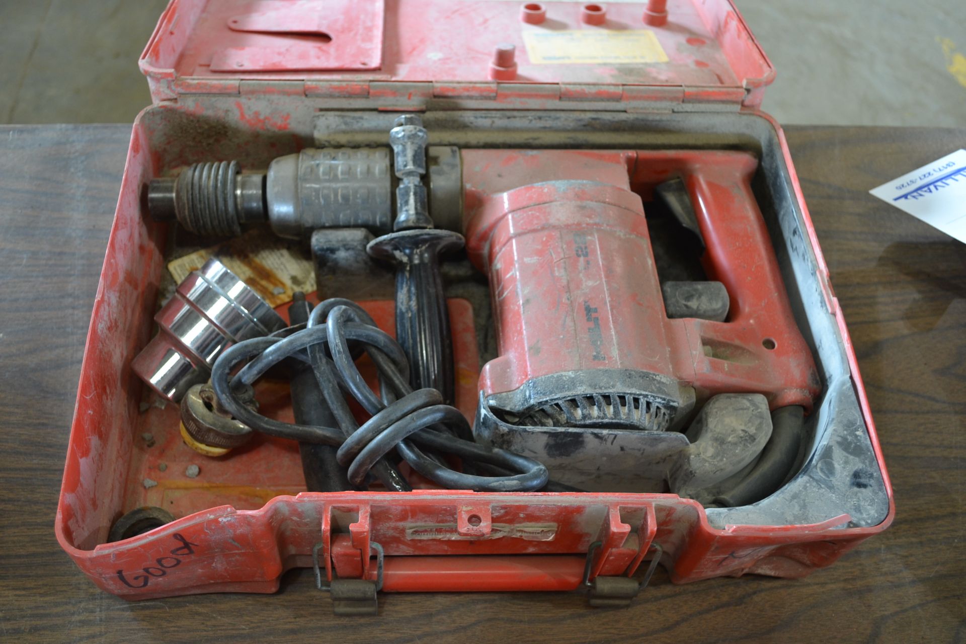 HAMMER DRILL, HILTI, MDL TE22, W/ CASE