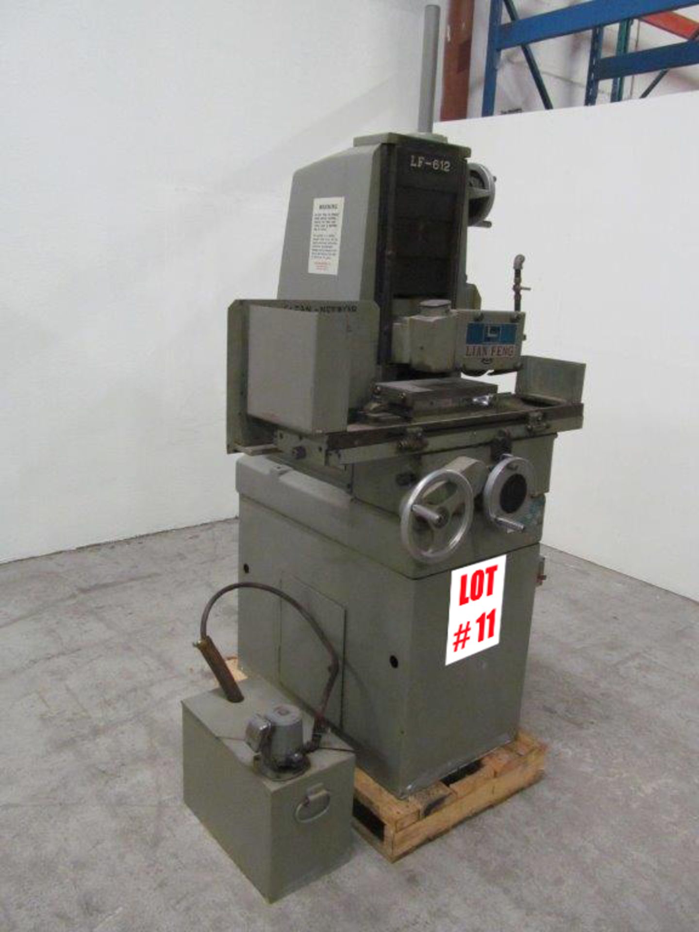 LIAN FENG HYDRAULIC SURFACE GRINDER MODEL LF-12, S/N: 73332, CAPACITY: 6" X 12" C/W ECLIPSE MAGNETIC