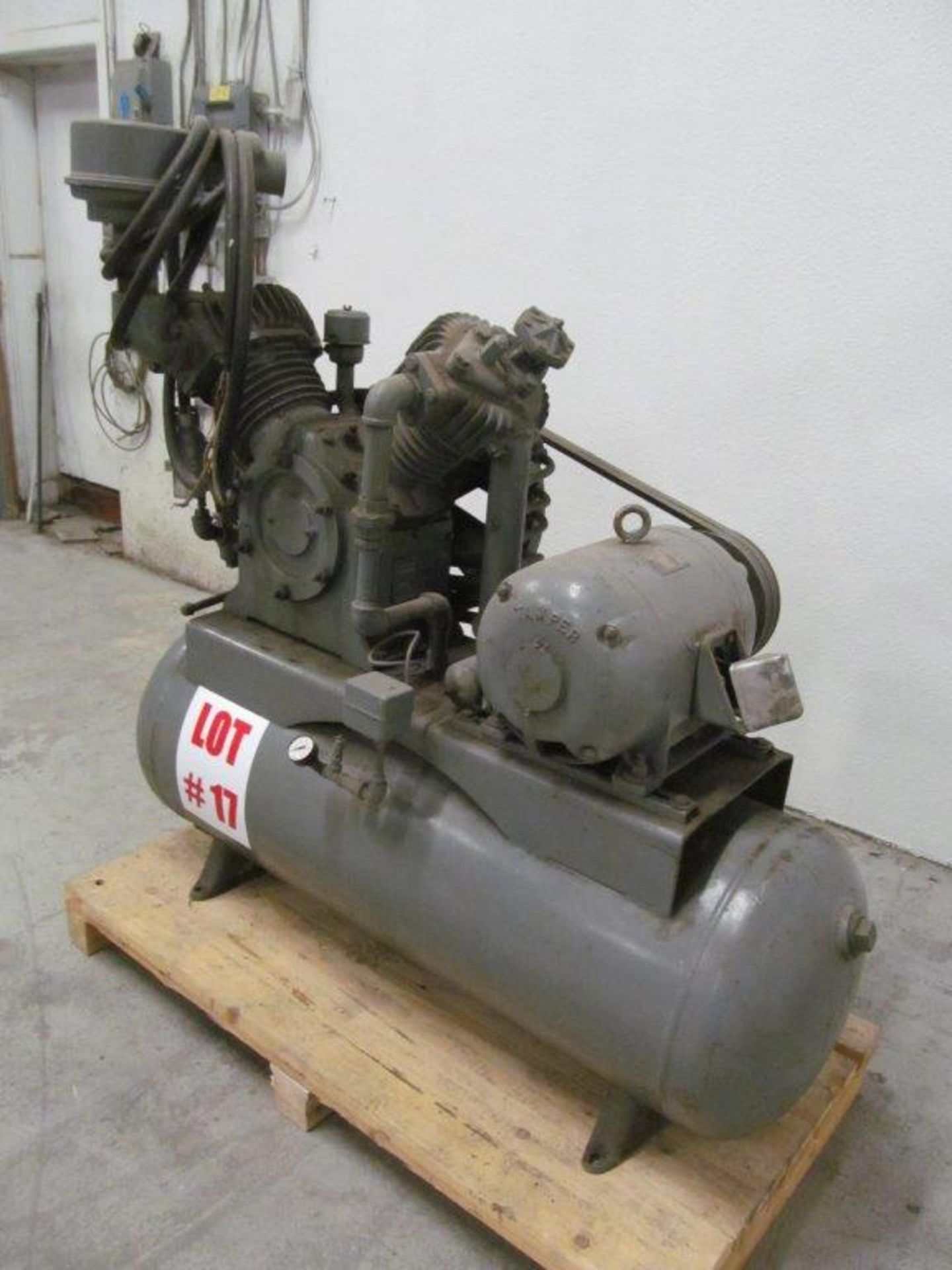 GARDNER DENVER AIR COMPRESSOR, 10 HP, ELECTRICS: 550V/3PH/60C - Image 3 of 4