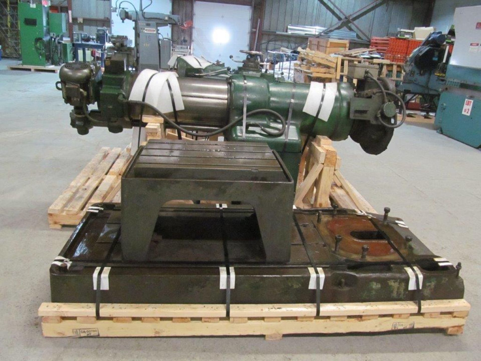 ARCHDALE RADIAL ARM DRILL, 5 FT ARM, MT5 SPINDLE TAPER, 12 SPINDLE SPEED, 40-1000 RPM, C/W BOX TABLE - Image 6 of 10