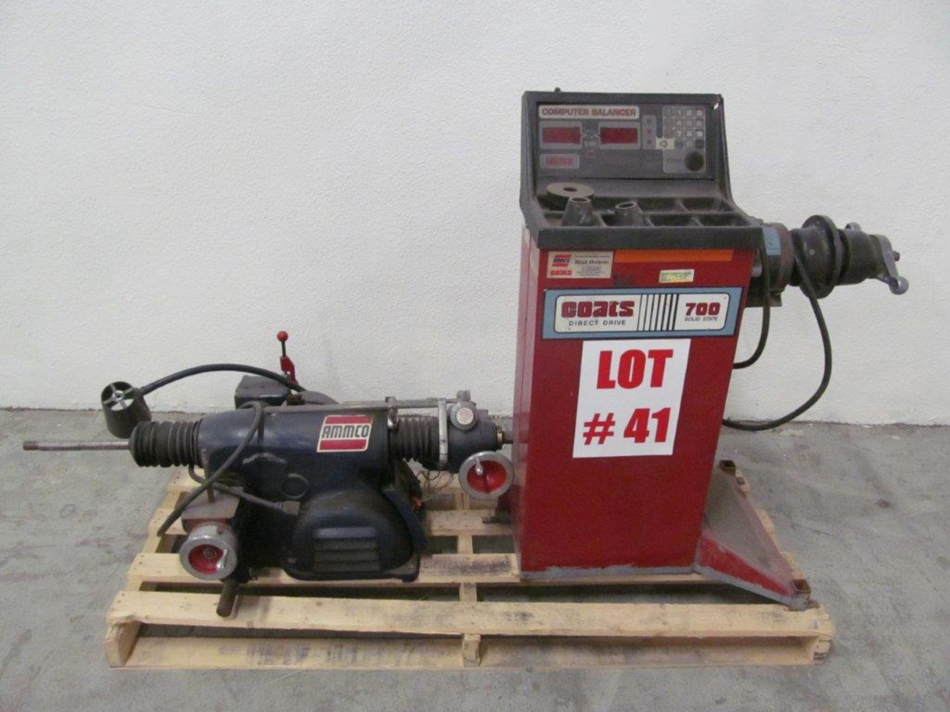 AMMCO BRAKE LATHE & COATS WHEEL BALANCER, NOTE: CONDITION UNKNOWN