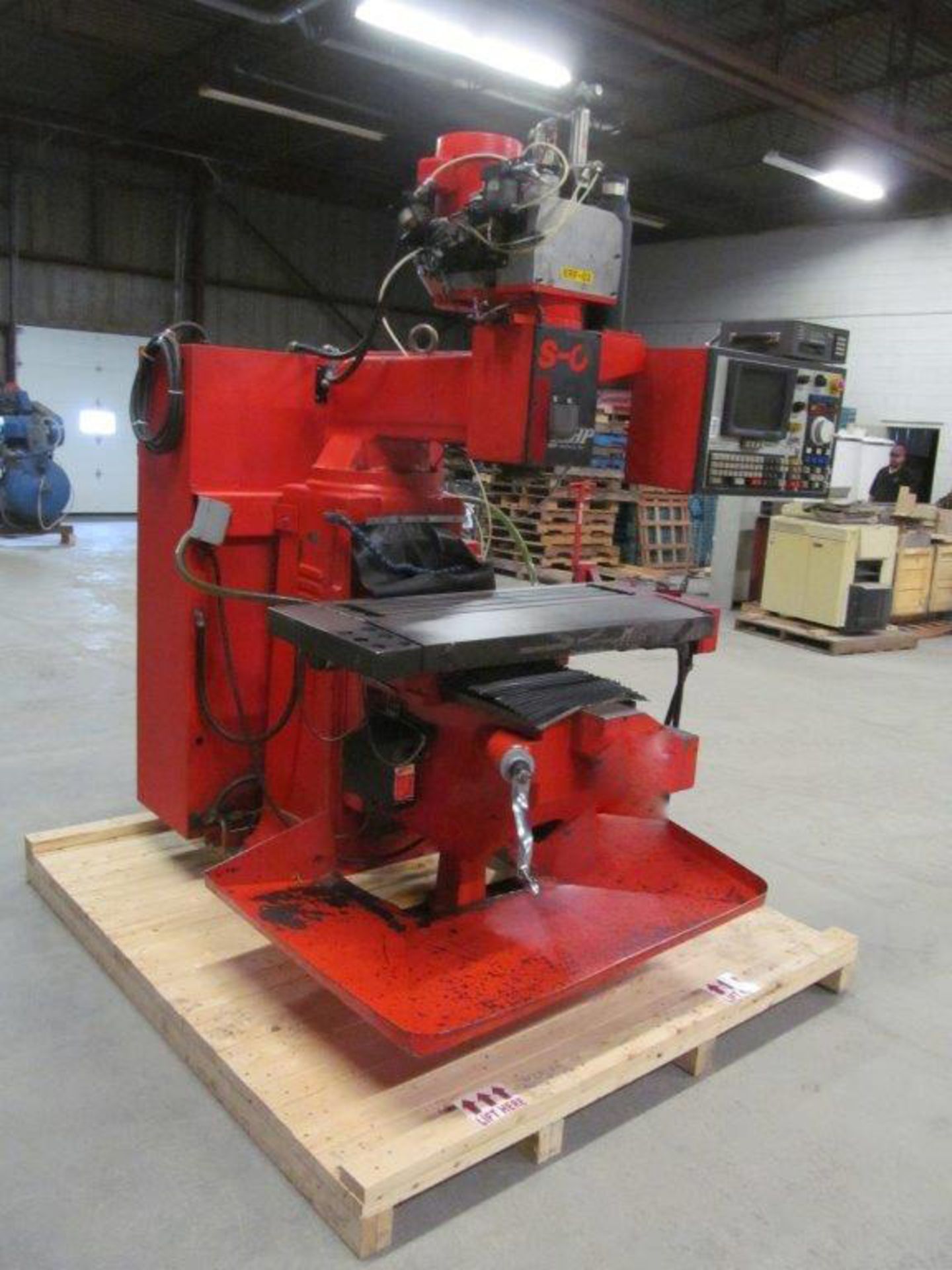 MHP CNC VERTICAL TURRET MILL MODEL 4AVS, S/N: 4AVS-OEM66580T, TABLE 10" X 42", ELECTRICS: 220V/