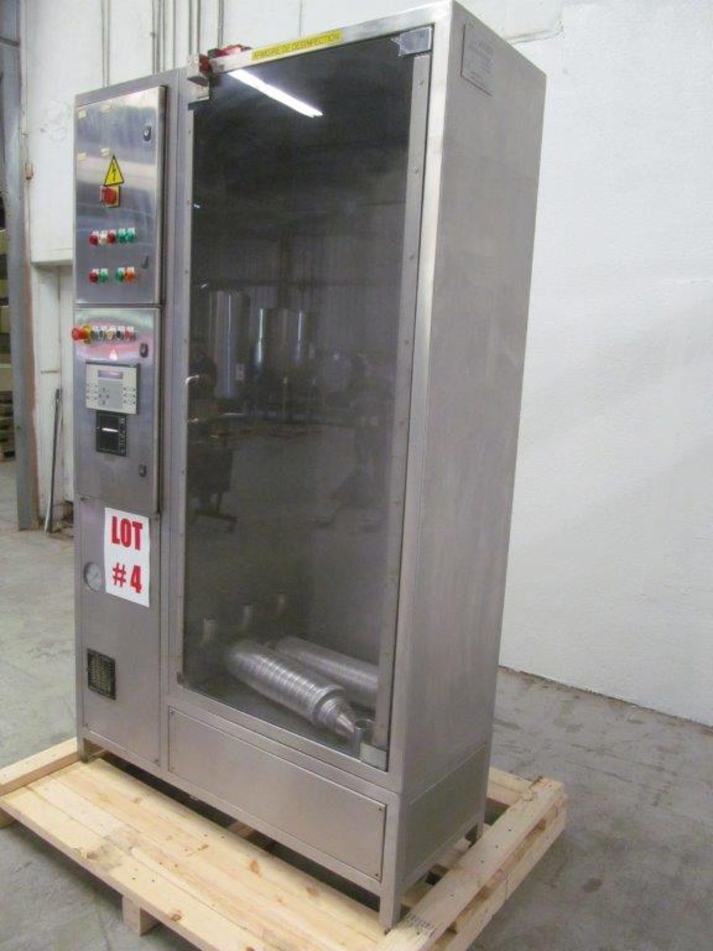 SOLERI THERMAL DESINFECTION CABINET, 200 HOURS, YEAR: 1999, 170 VOLTS, DIMENSION: 4X3X8, WEIGHT: 800 - Image 3 of 6