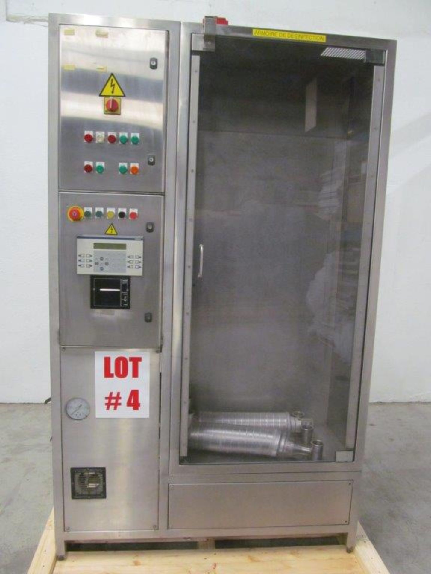 SOLERI THERMAL DESINFECTION CABINET, 200 HOURS, YEAR: 1999, 170 VOLTS, DIMENSION: 4X3X8, WEIGHT: 800