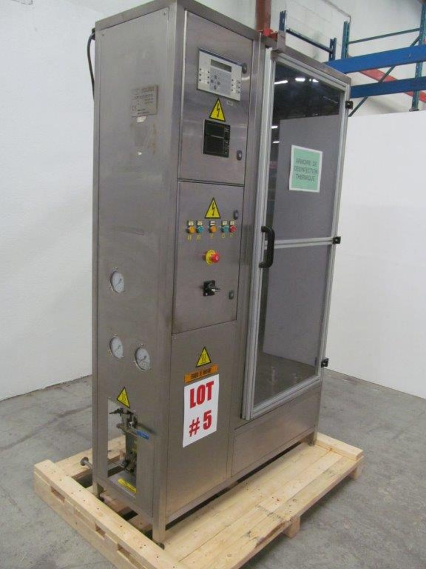 SOLERI THERMAL DESINFECTION CABINET, 200 HOURS,YEAR: 1999, 170 VOLTS, DIMENSION: 4X3X8, WEIGHT: - Image 2 of 6