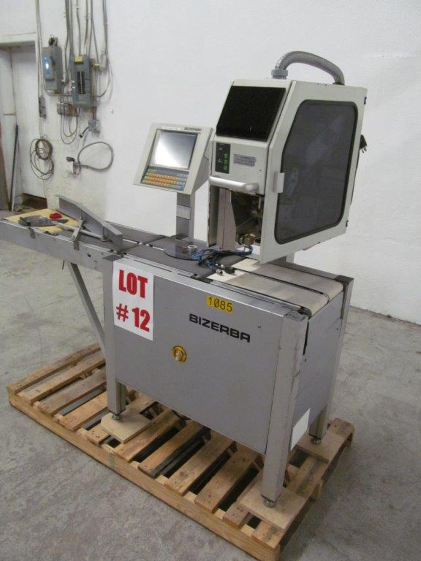 BIZERBA WEIGH LABELING EQUIPMENT MOD. GV, VOLTAGE : 120V / 60HZ / 2.4 AMP, WEIGHT: 500LBS, - Image 3 of 3