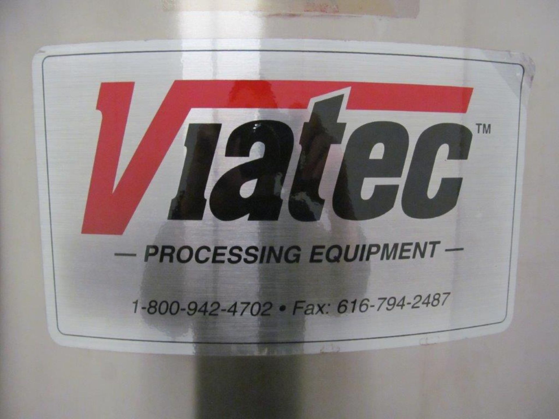 STAINLESS STEEL HOLDING TANK, MFG: VIATEC (USA), INSIDE DIMENSIONS: 38" DIA X 48" DEEP, C/W - Image 6 of 6
