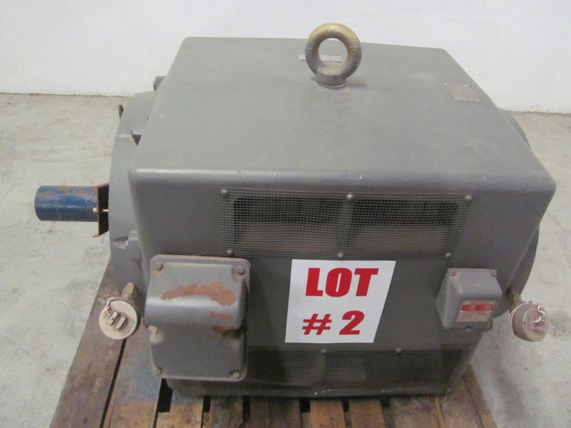 HIGH EFFICIENCY 3 PHASE INDUCTION MOTOR, MFG: TOSHIBA (HOUSTON, TEXAS), MODEL: 6A1500L1DKDNGQ01, 500 - Image 2 of 7
