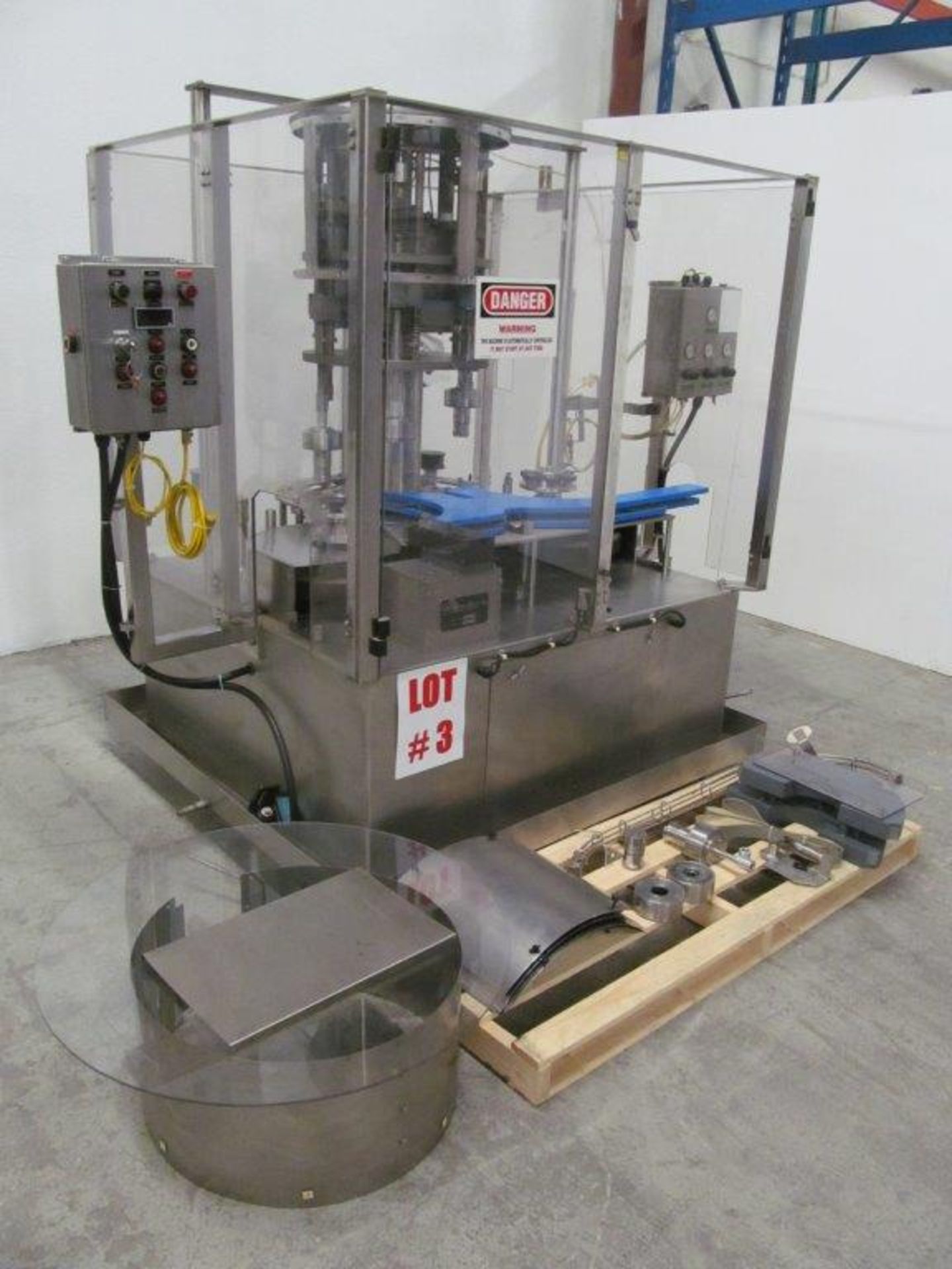 BOTTLERS MACHINERY'S CO US BOTTLER ROTARY CAPPER-6 HEADS, MOD. PMC-6, UP TO 80 BPM DEPENDING ON - Bild 2 aus 8