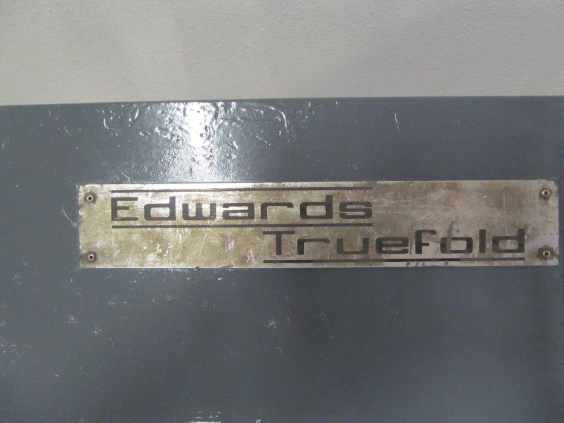 EDWARDS TRUFOLD FINGER BRAKE, 50" X 1/8" CAPACITY - Image 4 of 5
