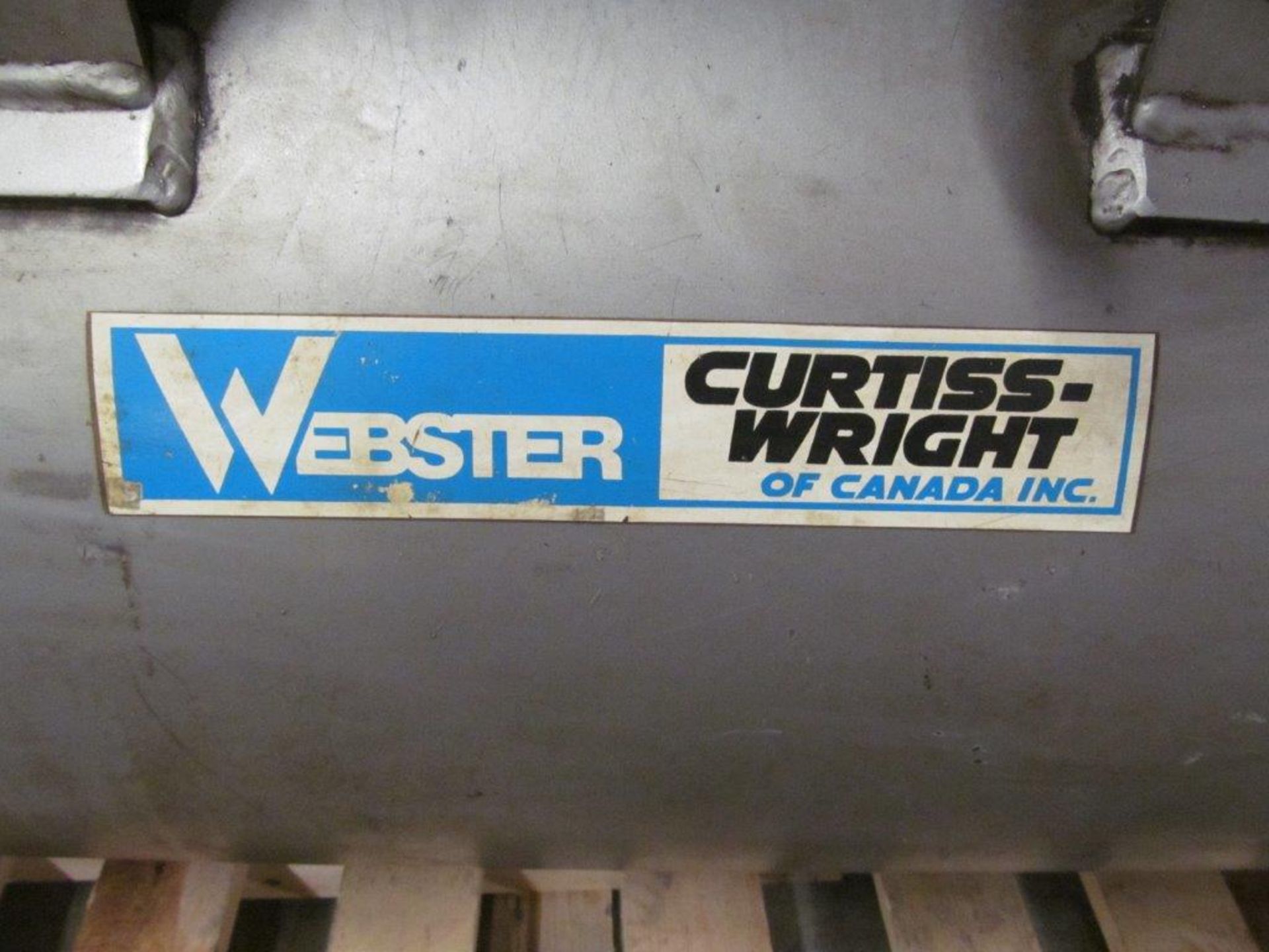 WEBSTER AIR COMPRESSOR, 5 HP, ELECTRICS: 230V/1PH/60C - Image 4 of 5
