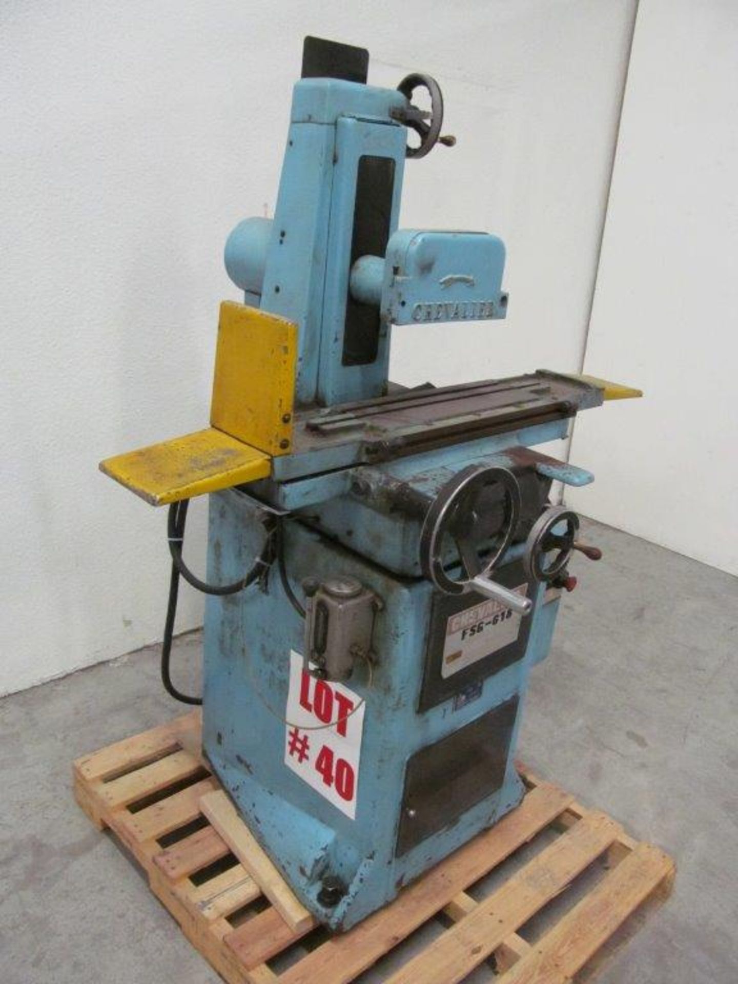 CHEVALIER FSG-618 SURFACE GRINDER, 6" X 18", ELECTRICS: 550V/3PH/60C, "CONDITION UNKNOWN"