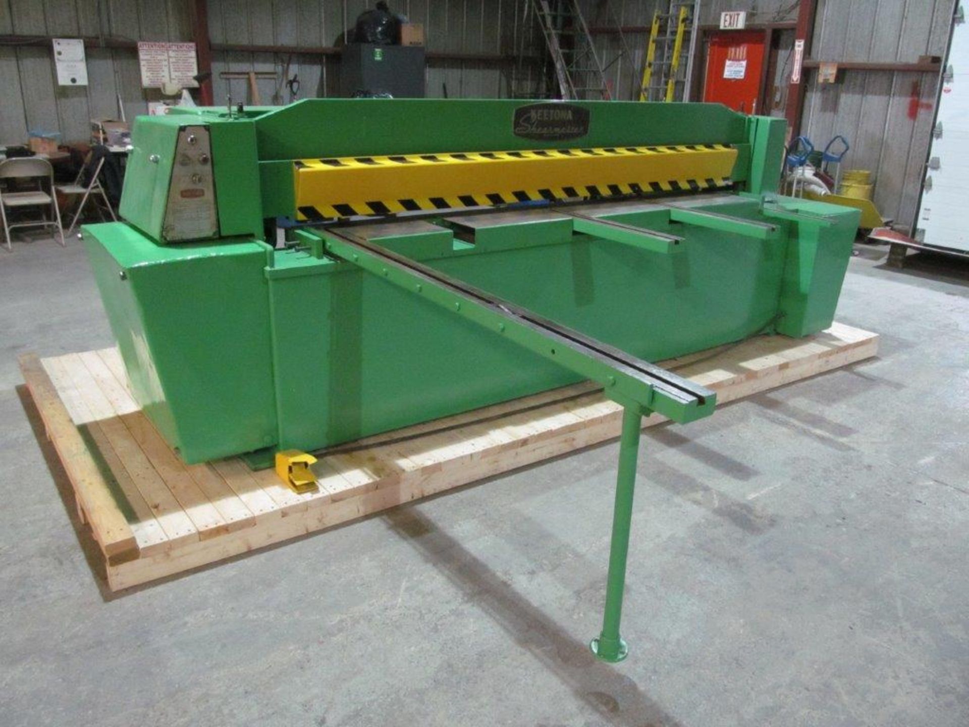 KEETONA SHEARMASTER MECHANICAL SHEAR CAPACITY: 100" X 1/8"