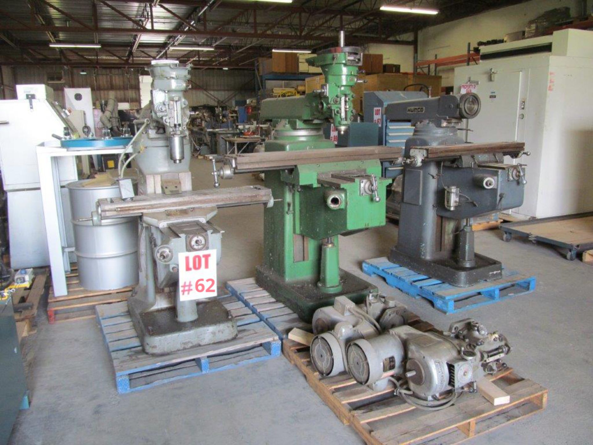 LOT CONSISTING OF (3) TURRET MILLS & (2) VARIABLE SPEED MILLING HEADS, SOLD AS (1) LOT - Image 9 of 9