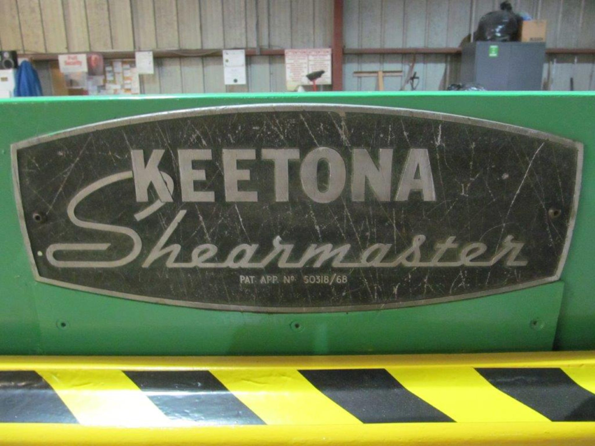 KEETONA SHEARMASTER MECHANICAL SHEAR CAPACITY: 100" X 1/8" - Image 10 of 10