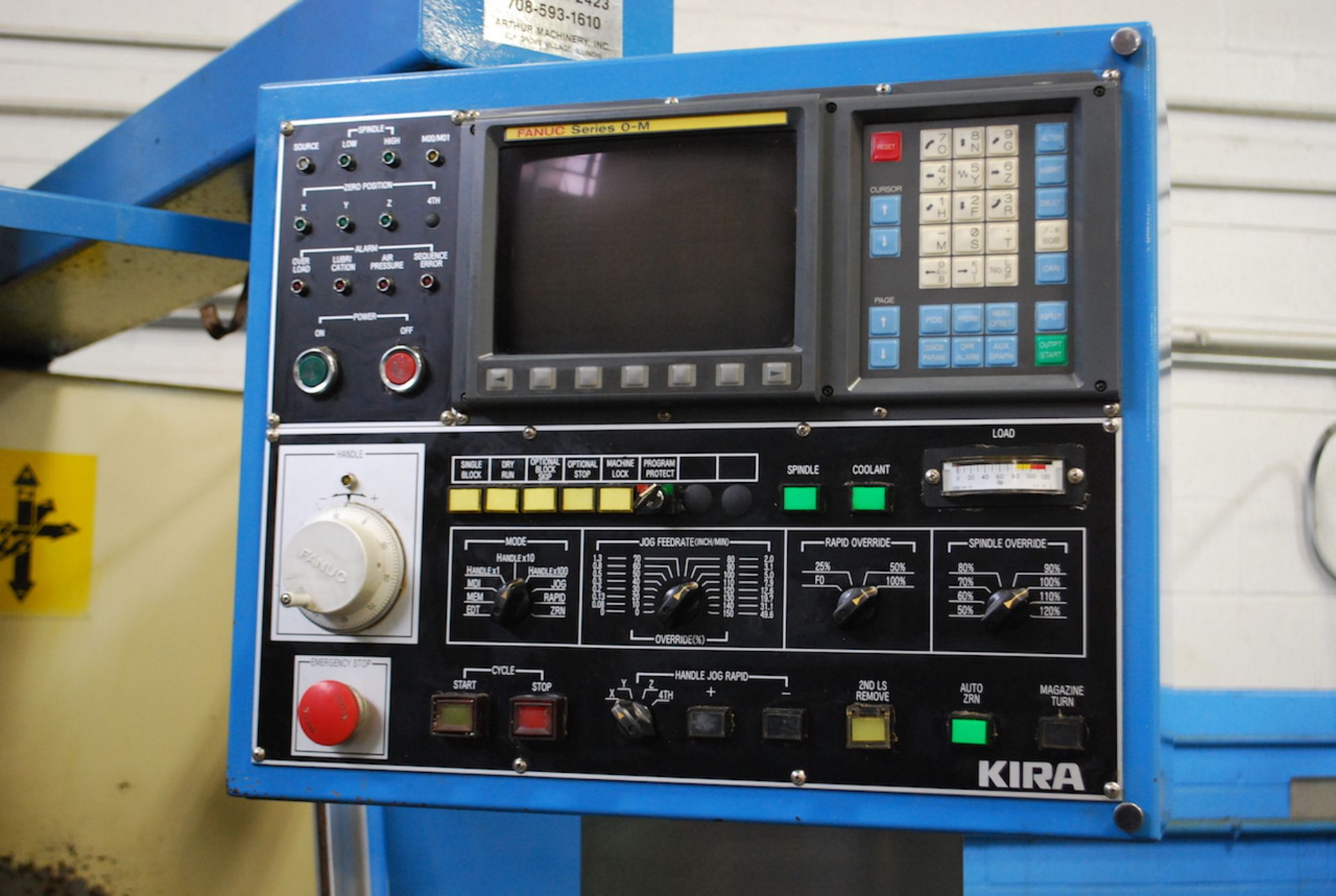 MIYANO/KIRA MODEL KSV-31 CNC VERTICAL MACHINING CENTER: S/N 40148 (1991); 18 POSITION CAROUSEL - Image 4 of 7