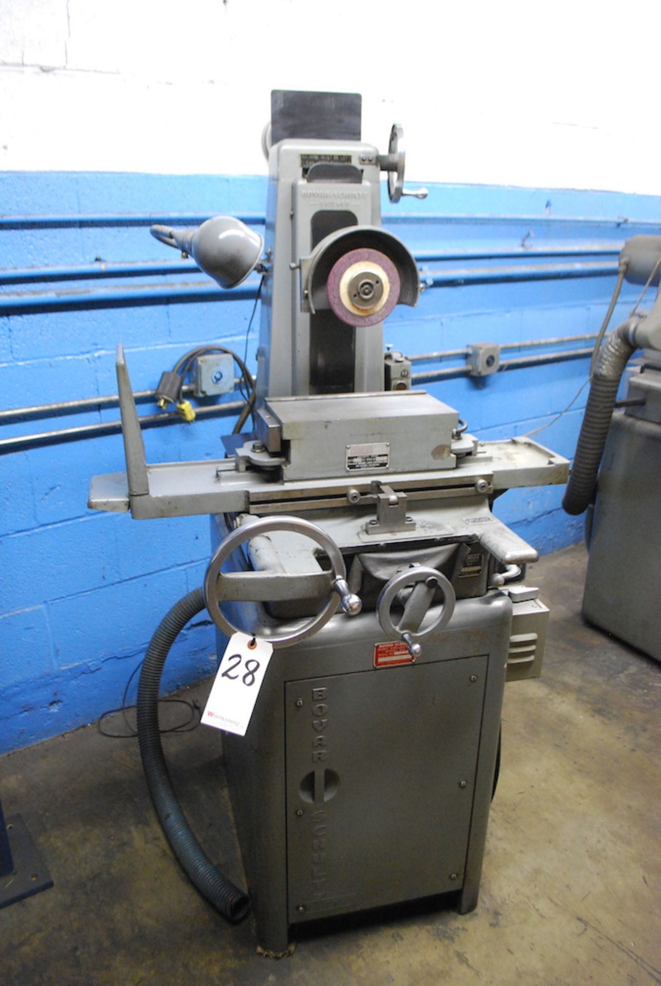 BOYAR-SCHULTZ 6” X 12” MODEL 612 HAND FEED SURFACE GRINDER: S/N 12208; MAGNA-LOCK MODEL HR-612C - Image 2 of 3