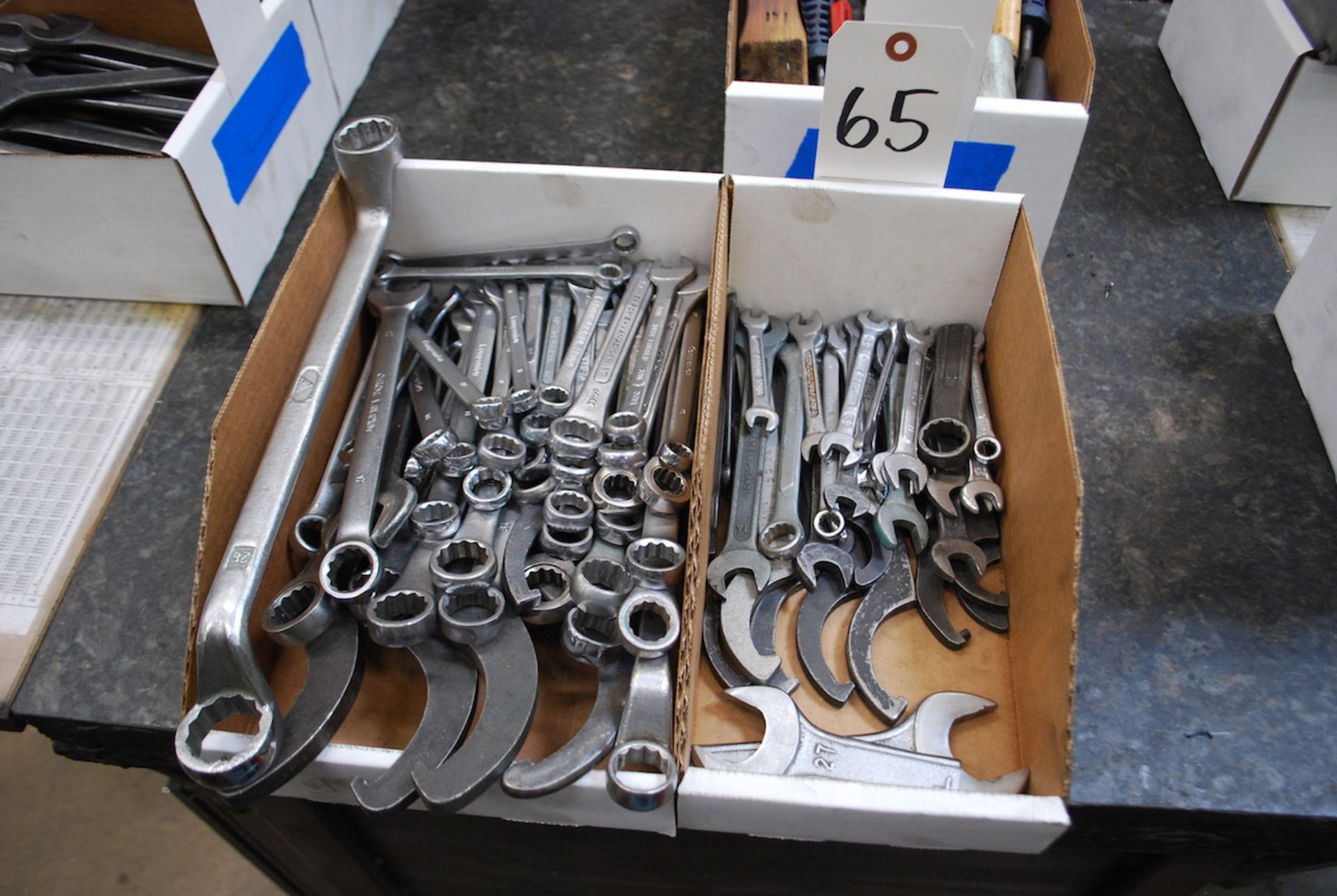 LOT: ASSORTED WRENCHES (IN (2) BOXES)