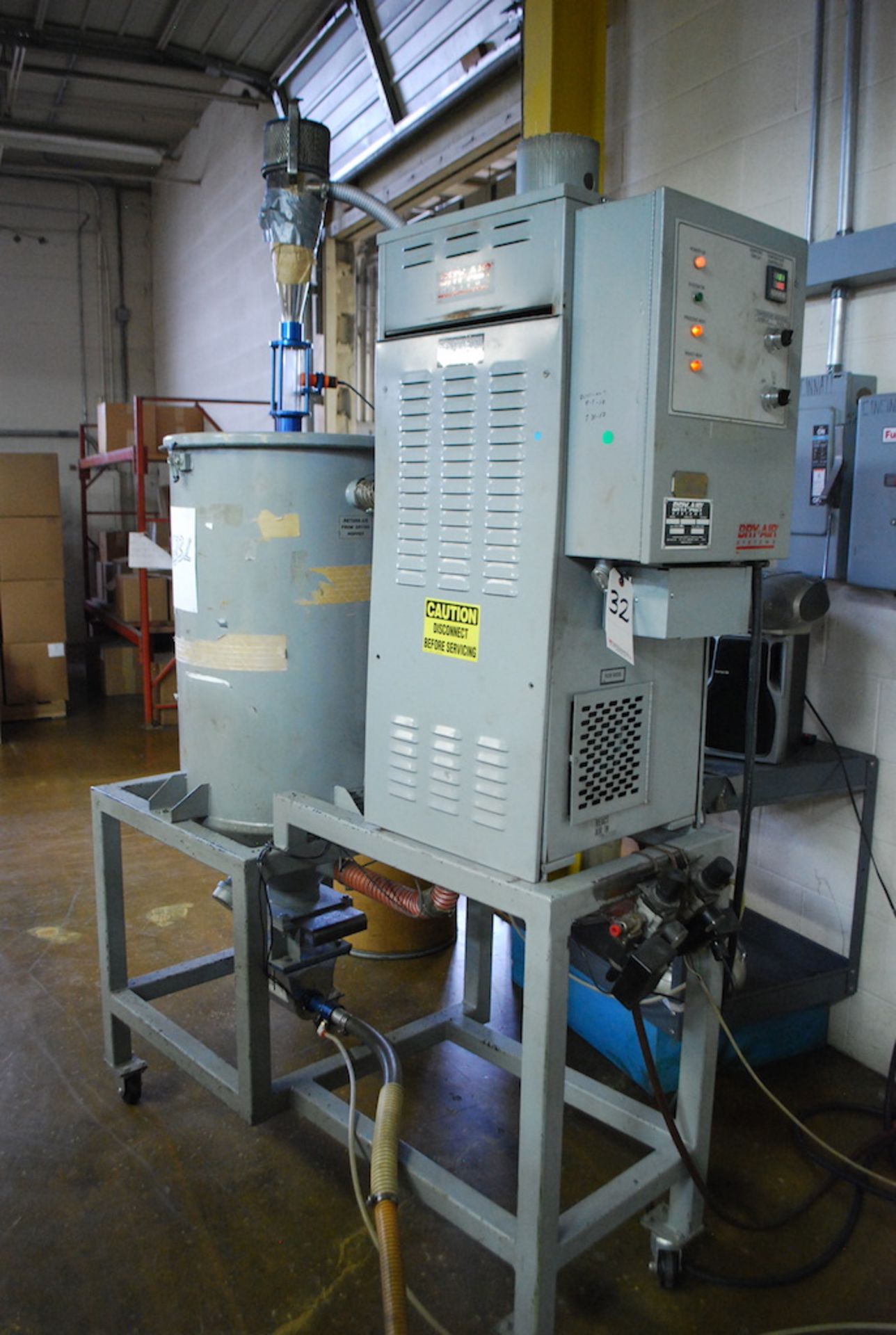 BRY-AIR SYSTEMS MODEL RD-50 PORTABLE DRYERS: S/N 20021113754 (2002); AUTOLOAD HOPPER.