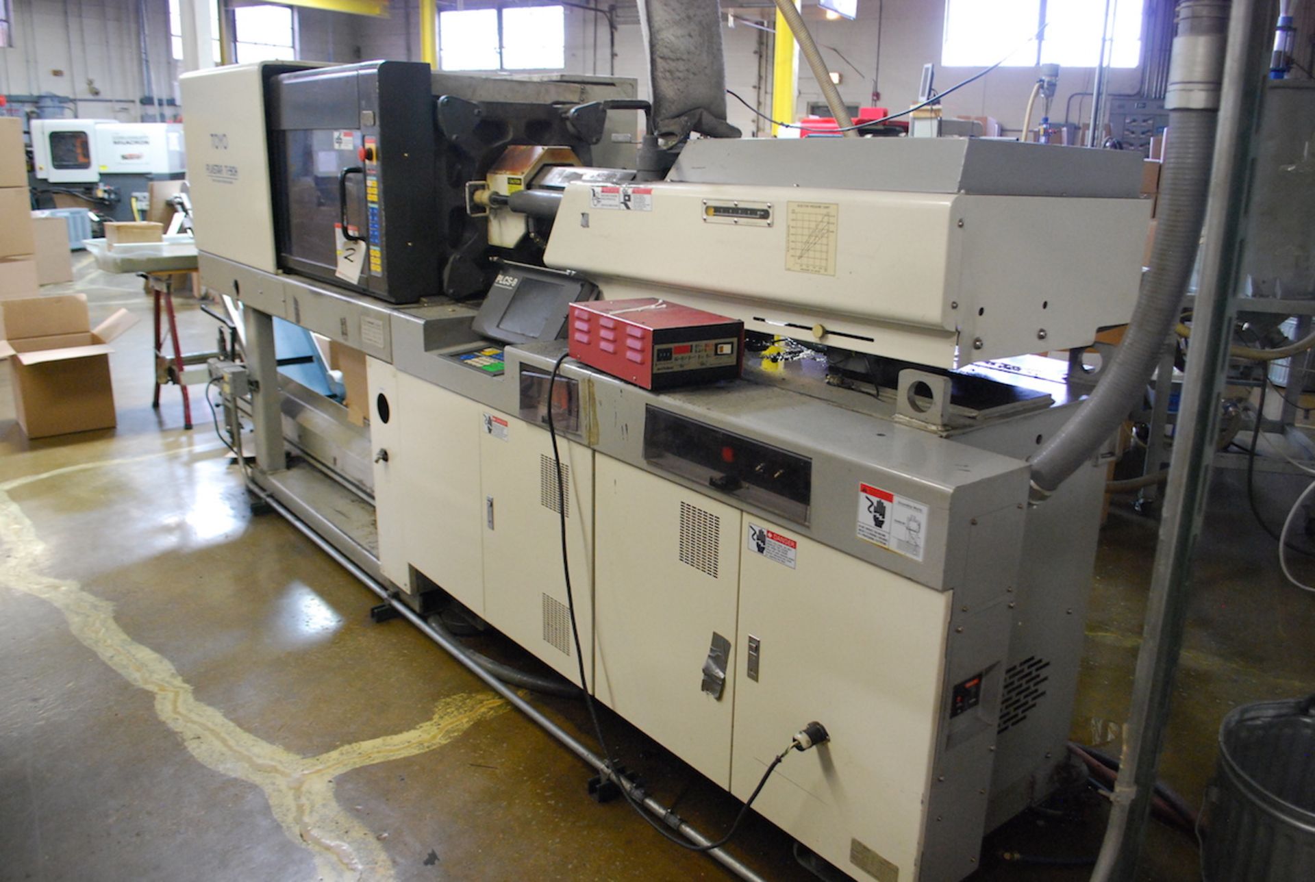 2000 TOYO PLASTAR 90 TON 5.5 OZ. MODEL Ti-90H PLASTIC INJECTION MOLDER: S/N 1136138; PLCS-9 CONTROL;