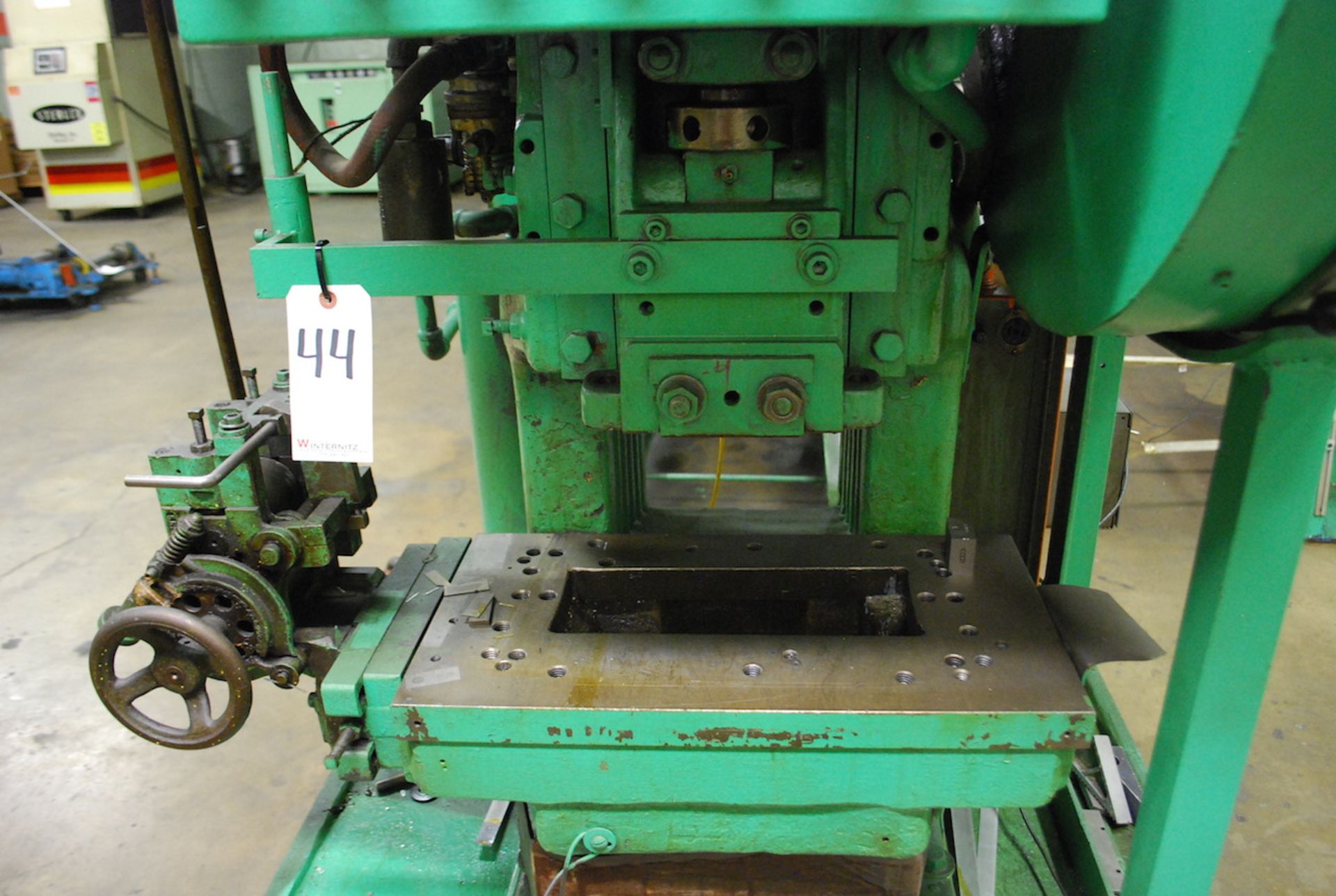 PERKINS 20 TON MODEL 351B PUNCH PRESS: S/N 28983; 2-1/2” ADJ.; 8” SH; 1” STROKE; 11” X 21” BED AREA; - Image 3 of 4