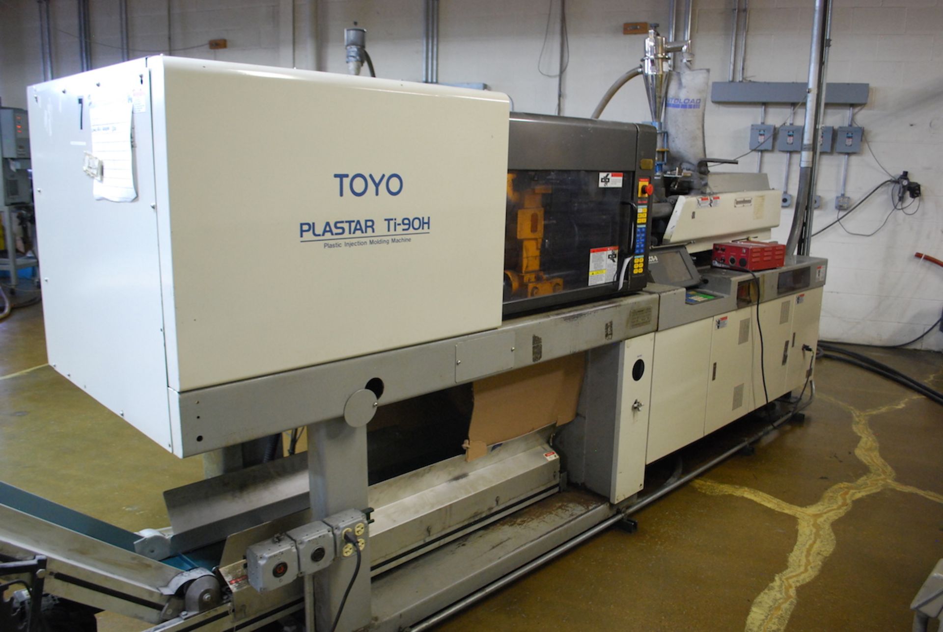 2000 TOYO PLASTAR 90 TON 5.5 OZ. MODEL Ti-90H PLASTIC INJECTION MOLDER: S/N 1136138; PLCS-9 CONTROL; - Image 2 of 6