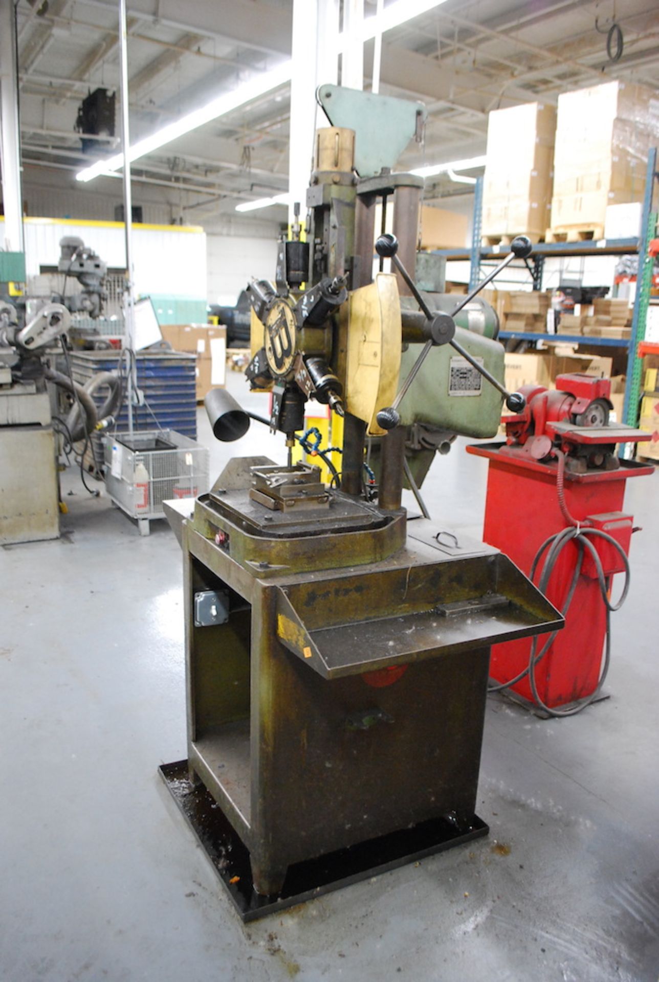 BURGMASTER HOUDAILLE 6-SPINDLE TURRET TYPE MILLING & DRILLING MACHINE: S/N 4192; 1.5HP; 1725-3450 - Image 2 of 3