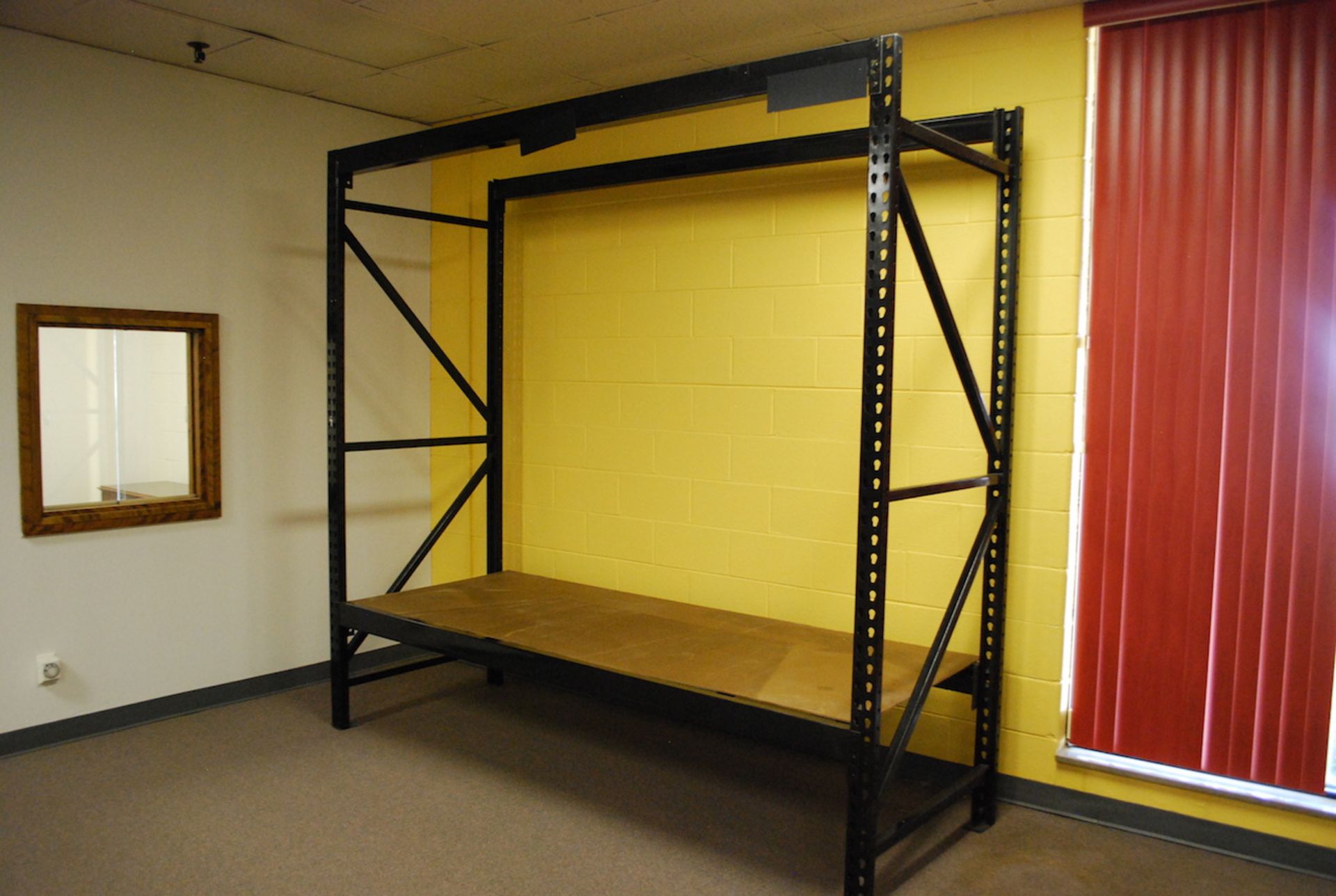 LOT: (8) SECTIONS ADJUSTABLE PALLET RACK - Image 3 of 4