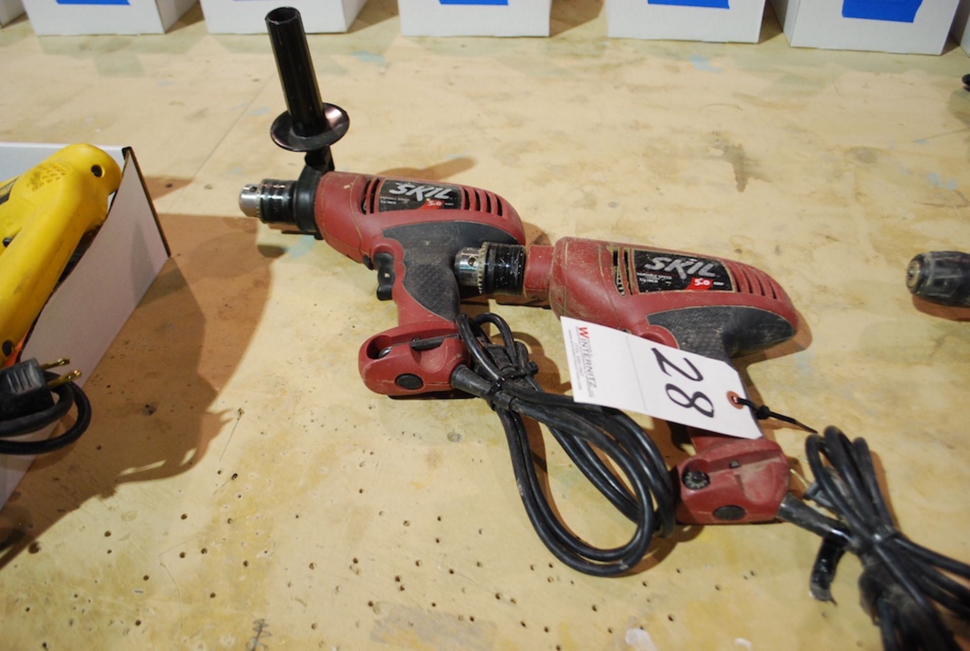 LOT: (2) SKIL 1/2" MODEL 6325 VARIABLE SPEED ELECTRIC DRILLS